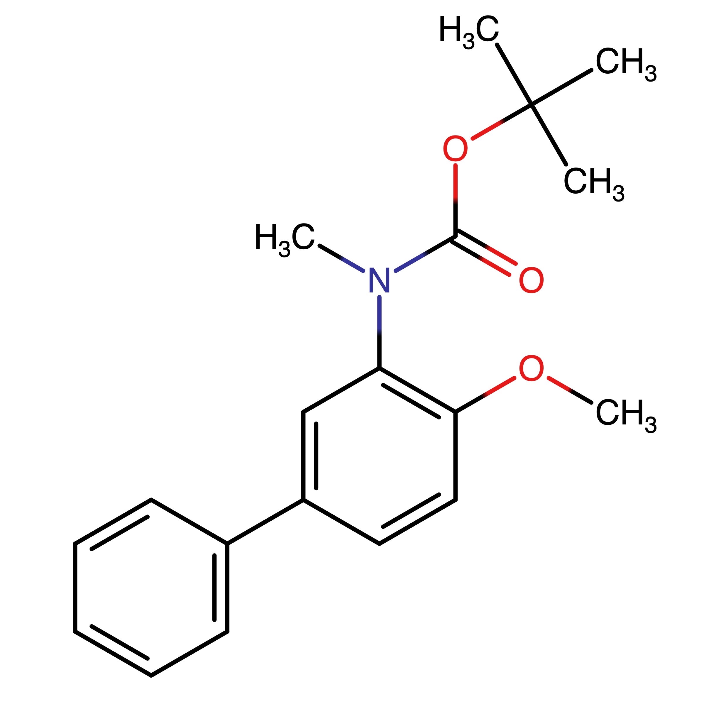 CAS RN 2418015-38-8 | tert-Butyl N-(2-methoxy-5-phenylphenyl)-N-methylcarbamate
