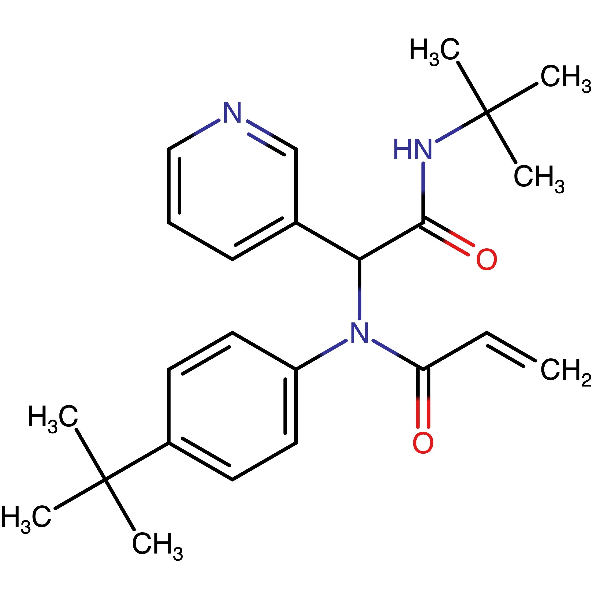 CAS RN 2419147-36-5 | N-(4-(tert-Butyl)phenyl)-N-(2-(tert-butylamino)-2-oxo-1-(pyridin-3-yl)ethyl)acrylamide