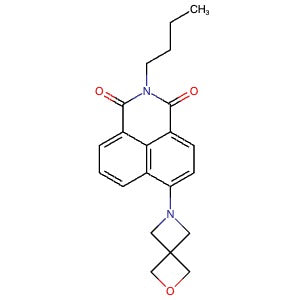 2420260-72-4 | 2-Butyl-6-(2-oxa-6-azaspiro[3.3]heptan-6-yl)-1H-benzo[de]isoquinoline-1,3(2H)-dione - Hoffman Fine Chemicals