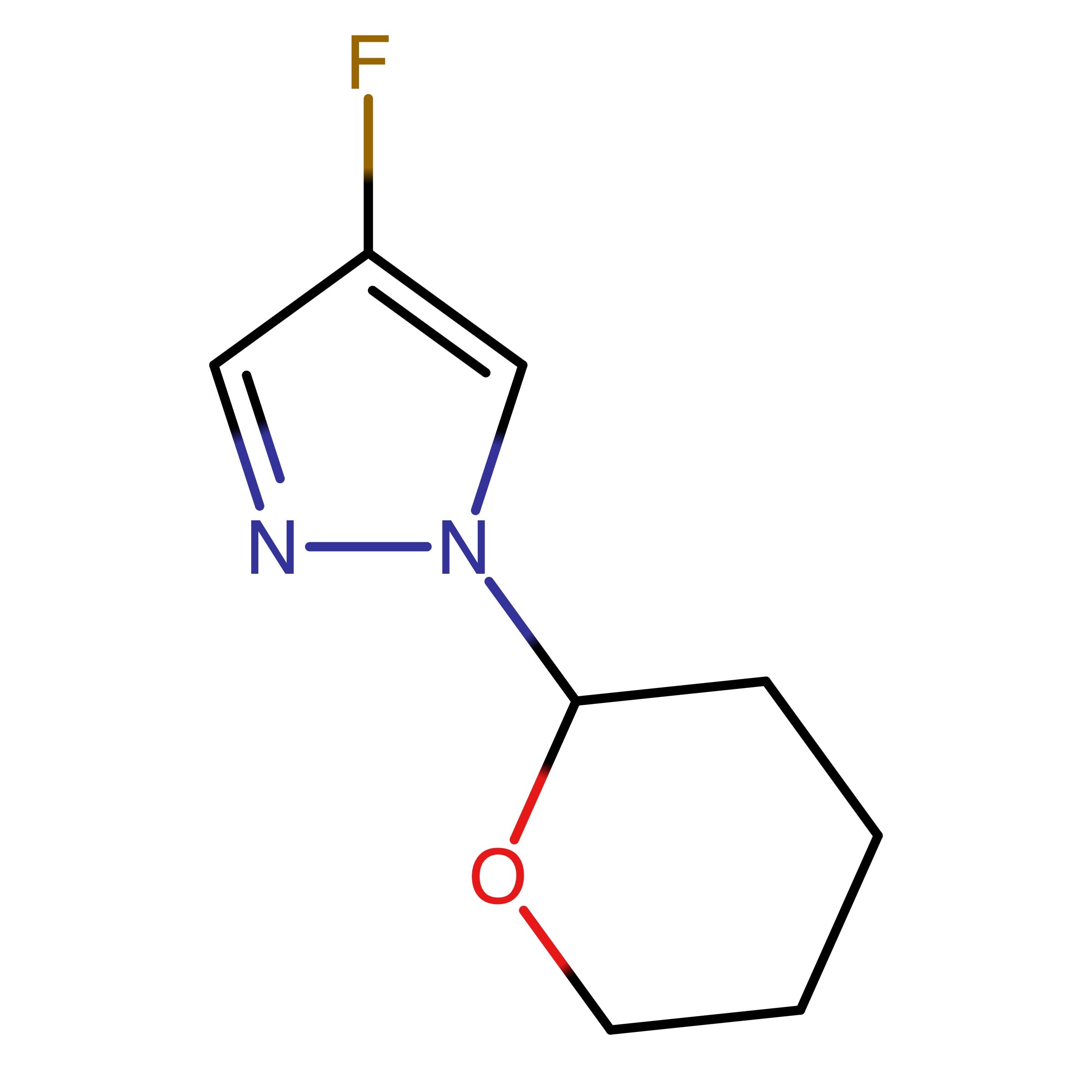 CAS RN 2420509-28-8 | 4-Fluoro-1-(tetrahydro-2H-pyran-2-yl)-1H-pyrazole | MFCD01696139