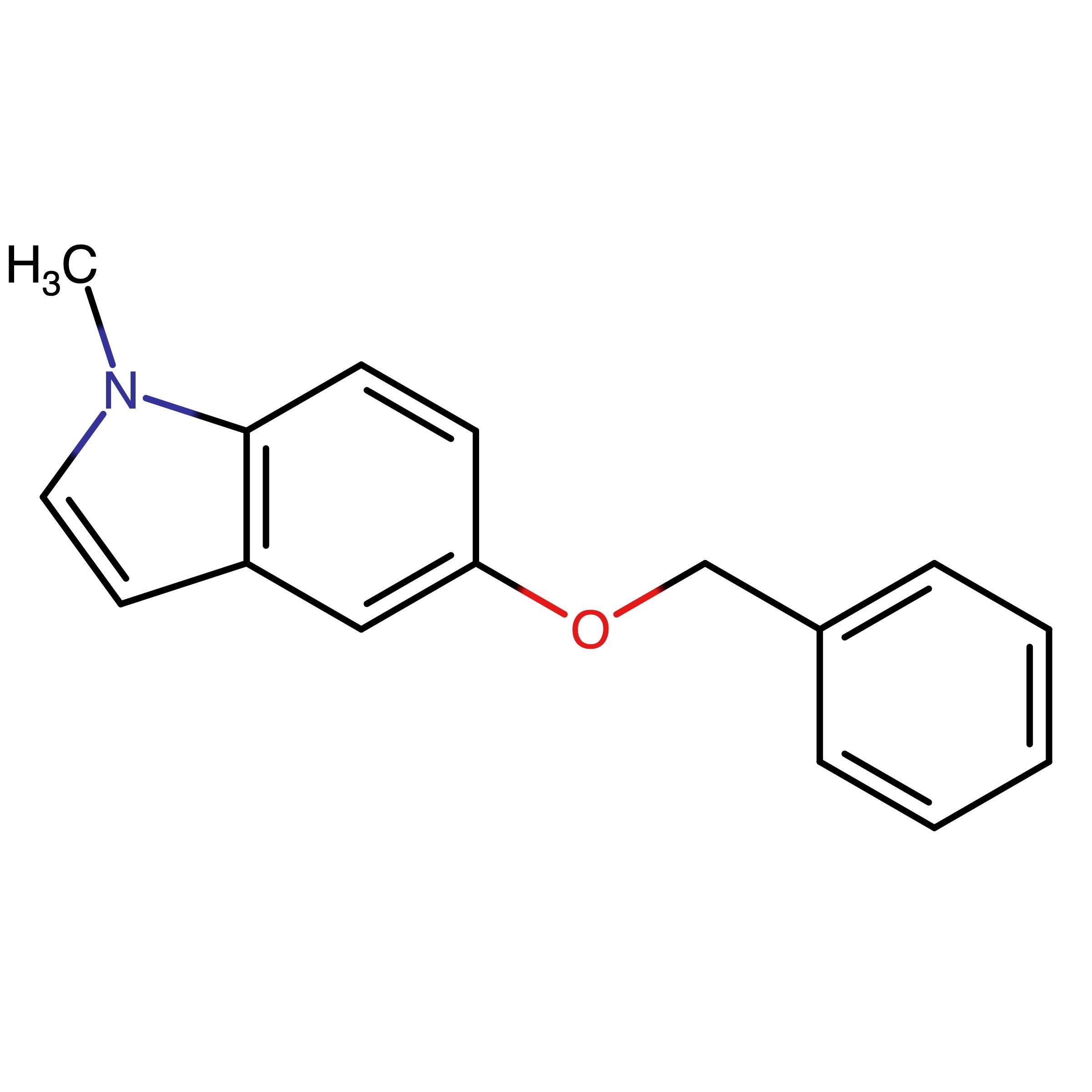 CAS RN 2439-68-1 | 5-(Benzyloxy)-1-methyl-1H-indole | MFCD00022893