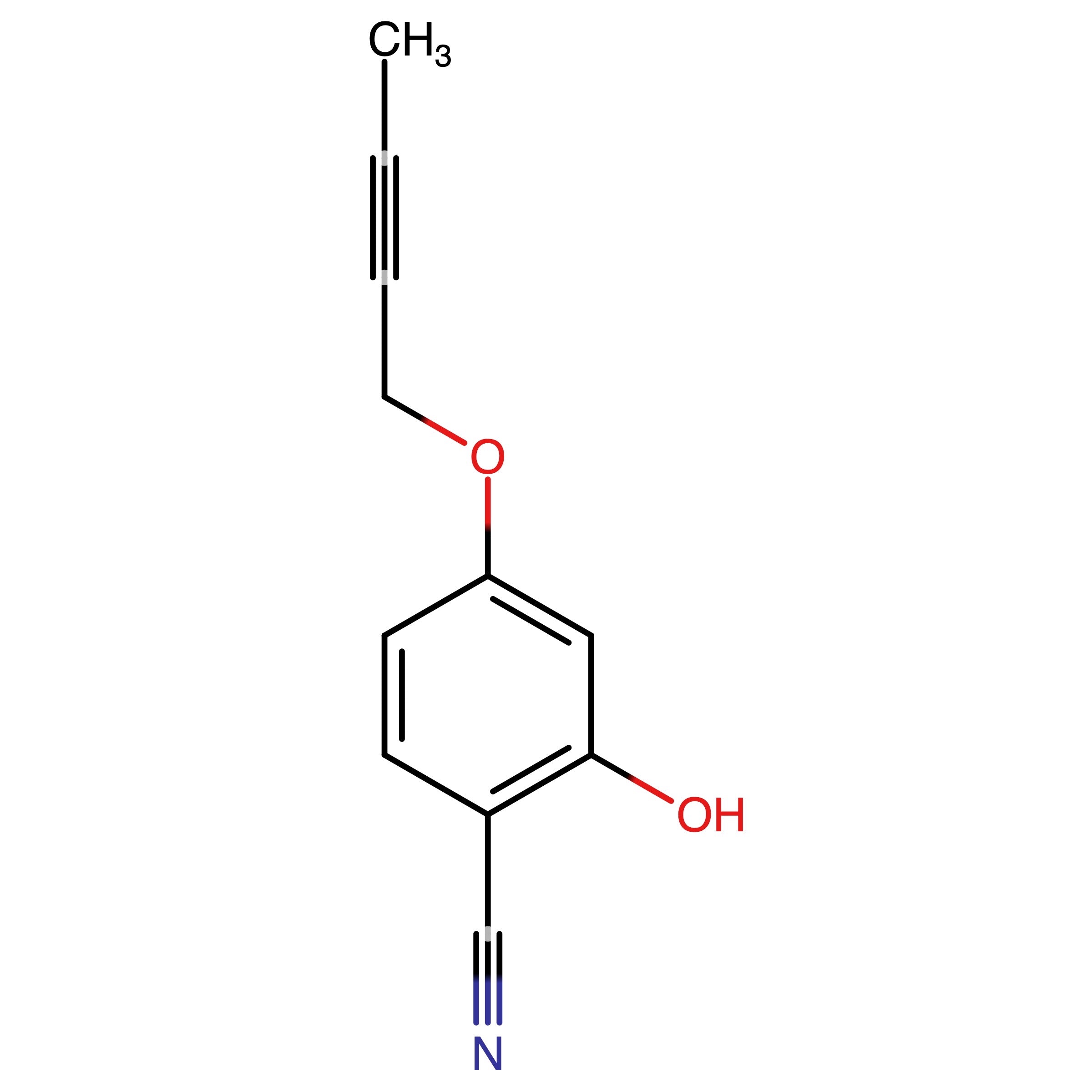 CAS RN 2443367-15-3 | 4-(But-2-yn-1-yloxy)-2-hydroxybenzonitrile