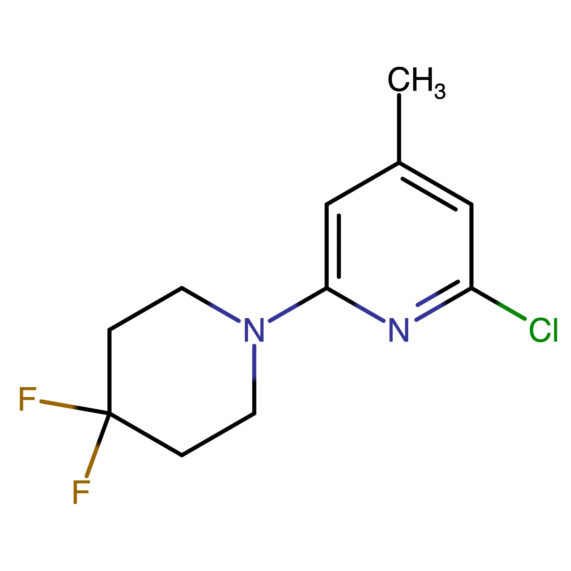 CAS RN 2446341-99-5 | 2-Chloro-6-(4,4-difluoropiperidin-1-yl)-4-methylpyridine