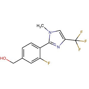 2446481-90-7 | (3-Fluoro-4-(1-methyl-4-(trifluoromethyl)-1H-imidazol-2-yl)phenyl)methanol - Hoffman Fine Chemicals