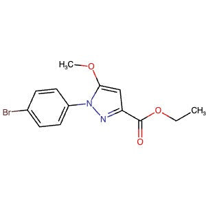 2446482-79-5 | Ethyl 1-(4-bromophenyl)-5-methoxy-1H-pyrazole-3-carboxylate - Hoffman Fine Chemicals