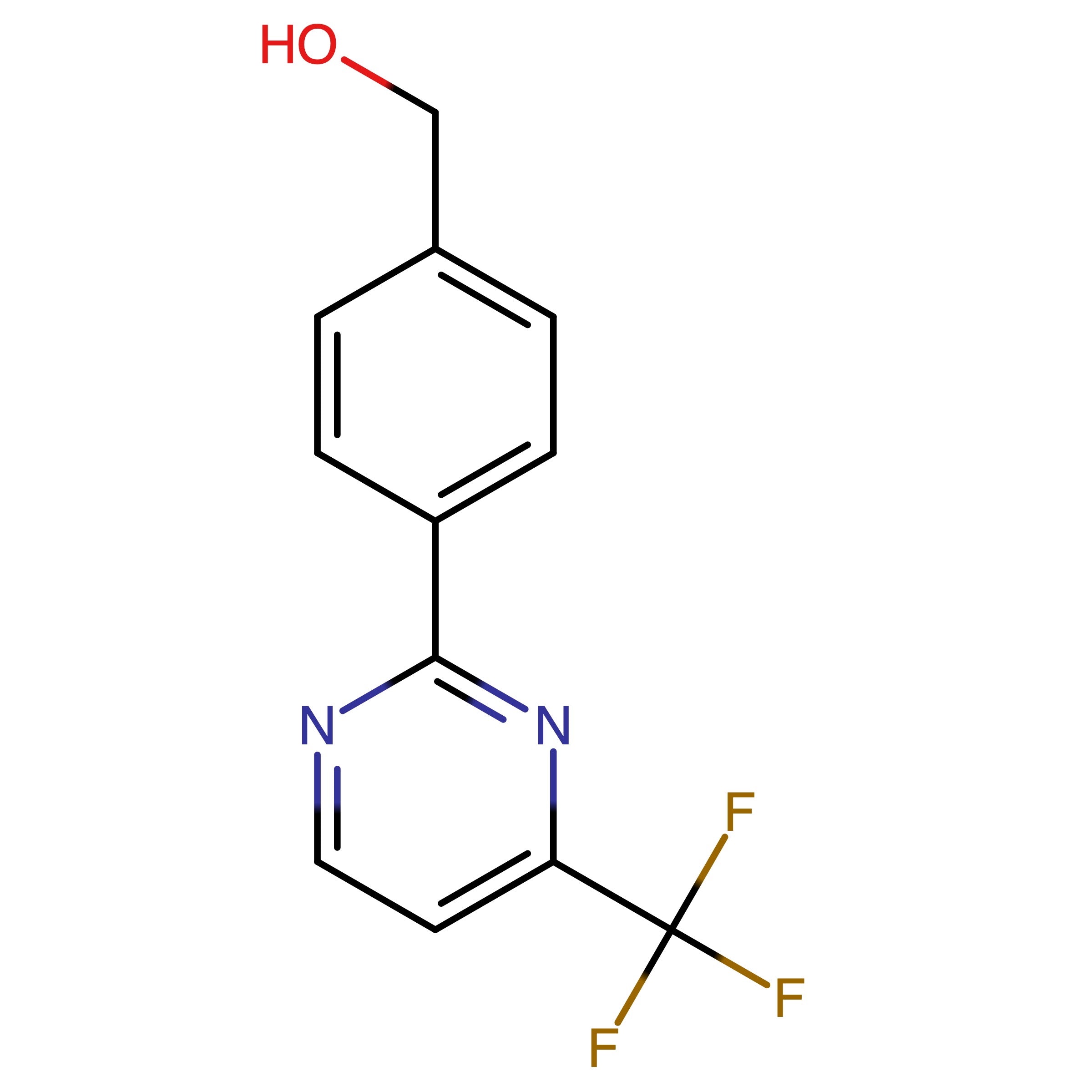 CAS RN 2446483-43-6 | (4-(4-(Trifluoromethyl)pyrimidin-2-yl)phenyl)methanol