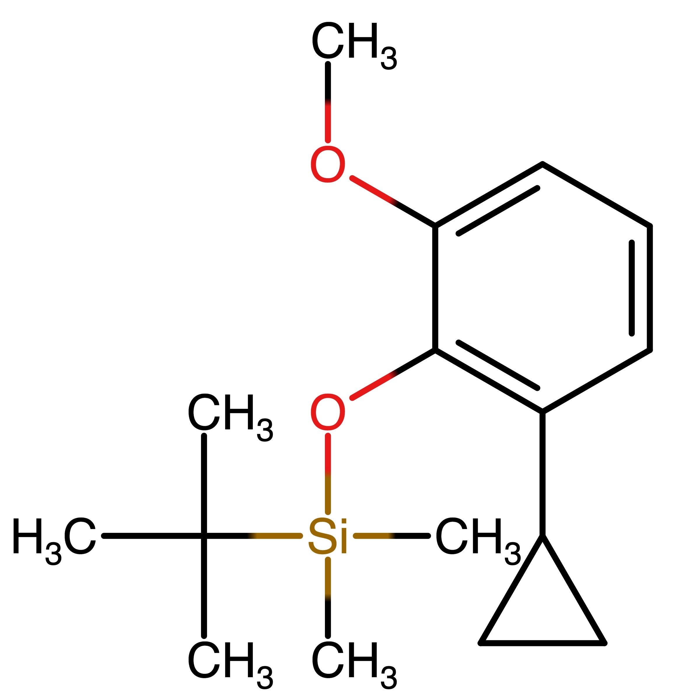 CAS RN 2446483-46-9 | tert-Butyl(2-cyclopropyl-6-methoxyphenoxy)dimethylsilane