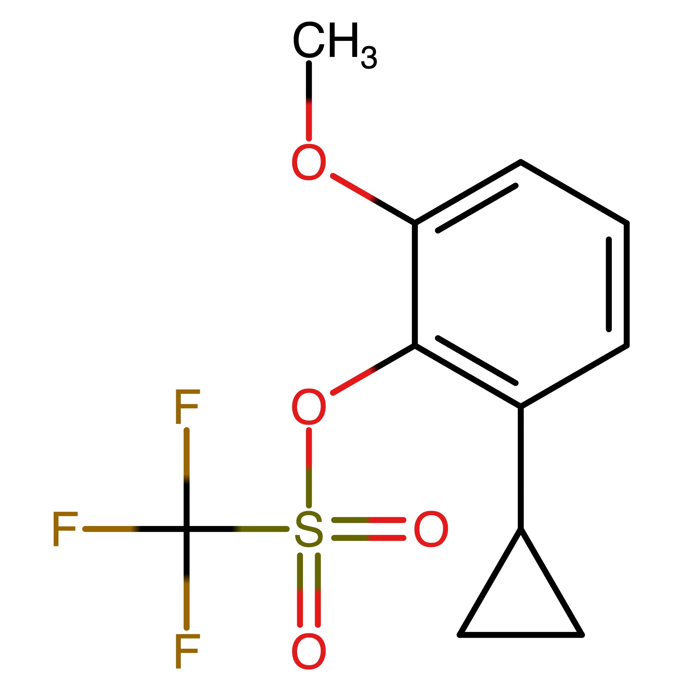 CAS RN 2446483-47-0 | 2-Cyclopropyl-6-methoxyphenyl trifluoromethanesulfonate