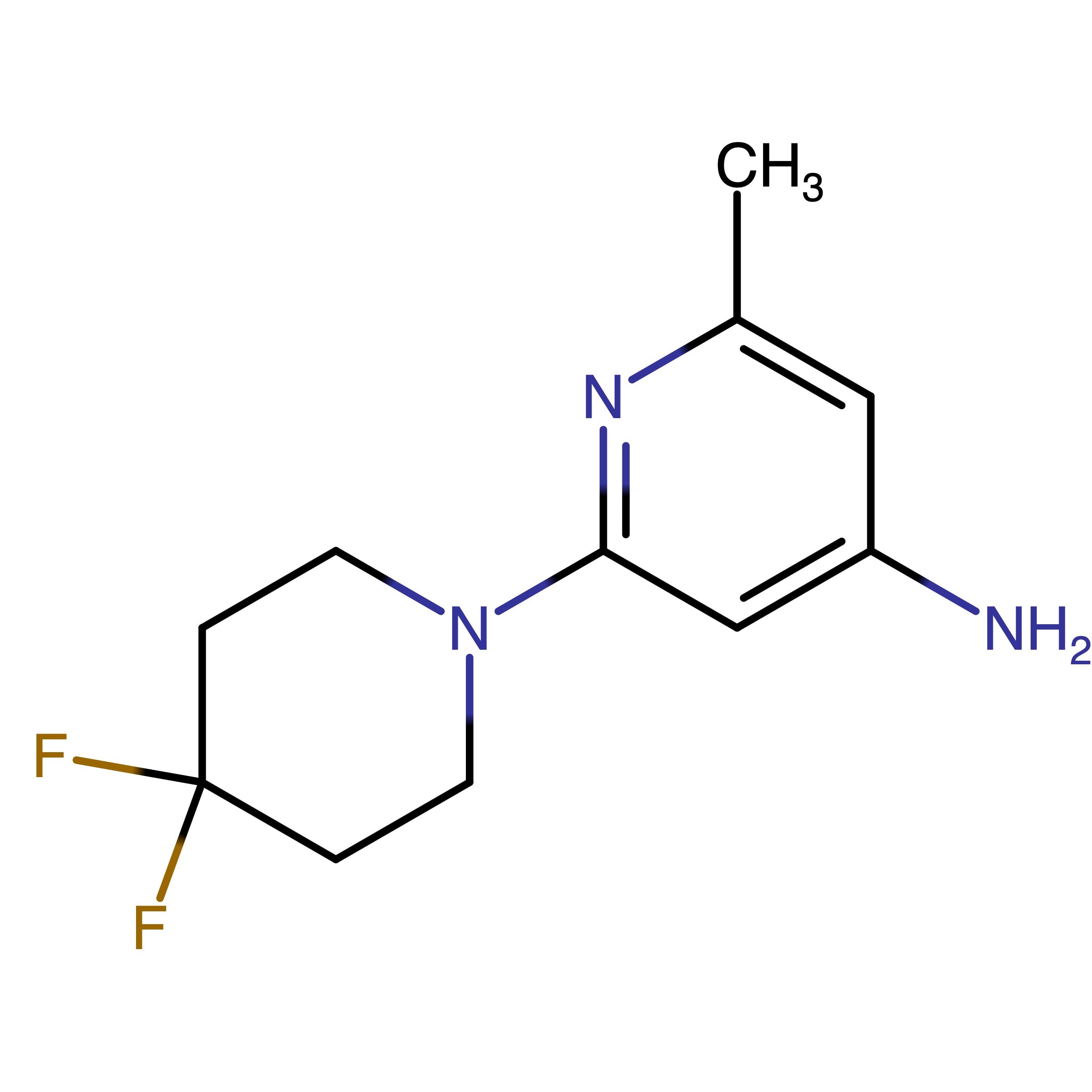 CAS RN 2446874-28-6 | 2-(4,4-Difluoropiperidin-1-yl)-6-methylpyridin-4-amine