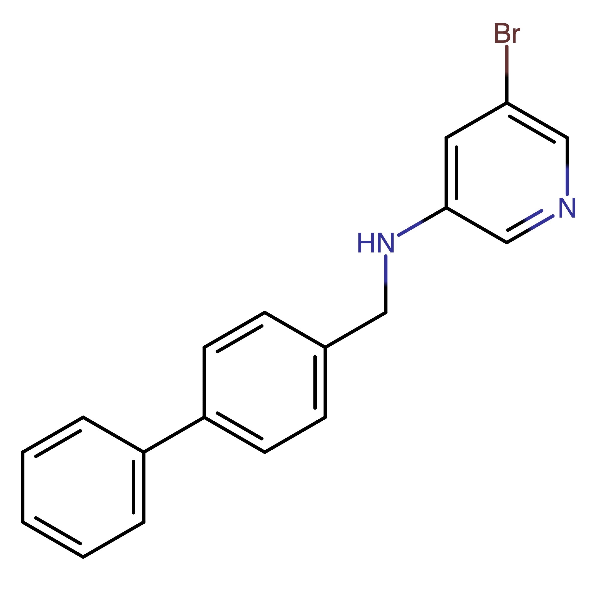 CAS RN 2448507-93-3 | N-([1,1'-bBiphenyl]-4-ylmethyl)-5-bromopyridin-3-amine