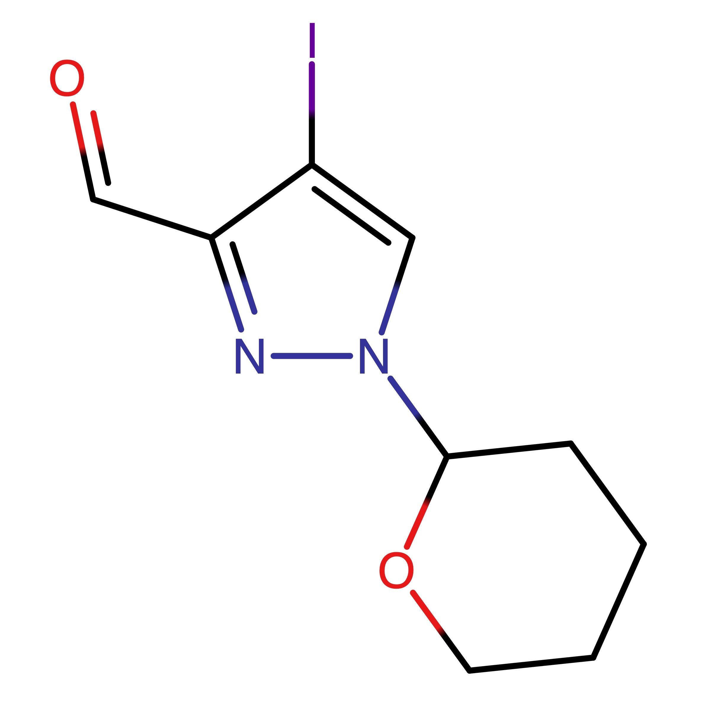 CAS RN 2454173-01-2 | Name: 4-Iodo-1-(oxan-2-yl)-1H-pyrazole-3-carbaldehyde