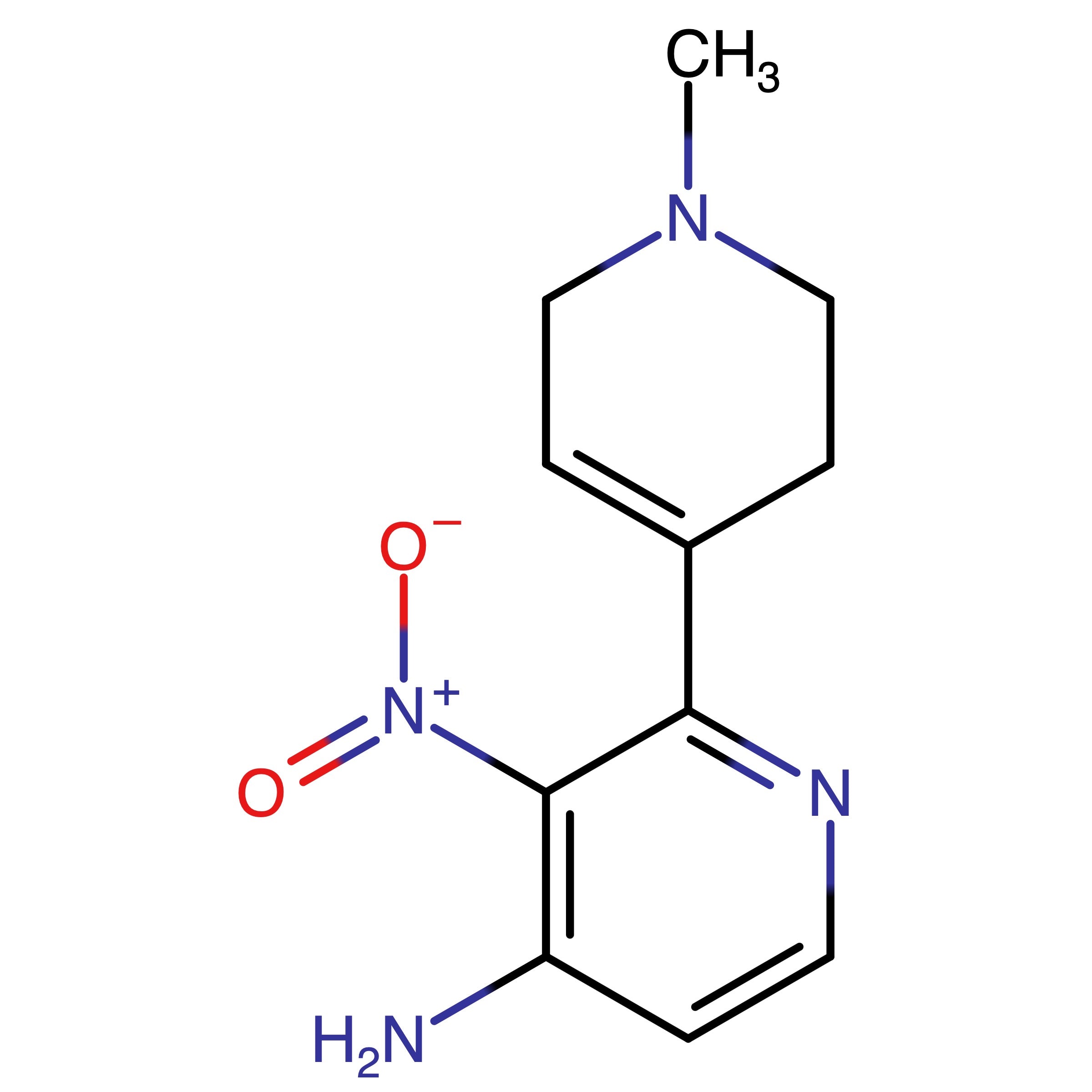 CAS RN 2454173-05-6 | Name: 2-(1-Methyl-3,6-dihydro-2H-pyridin-4-yl)-3-nitropyridin-4-amine