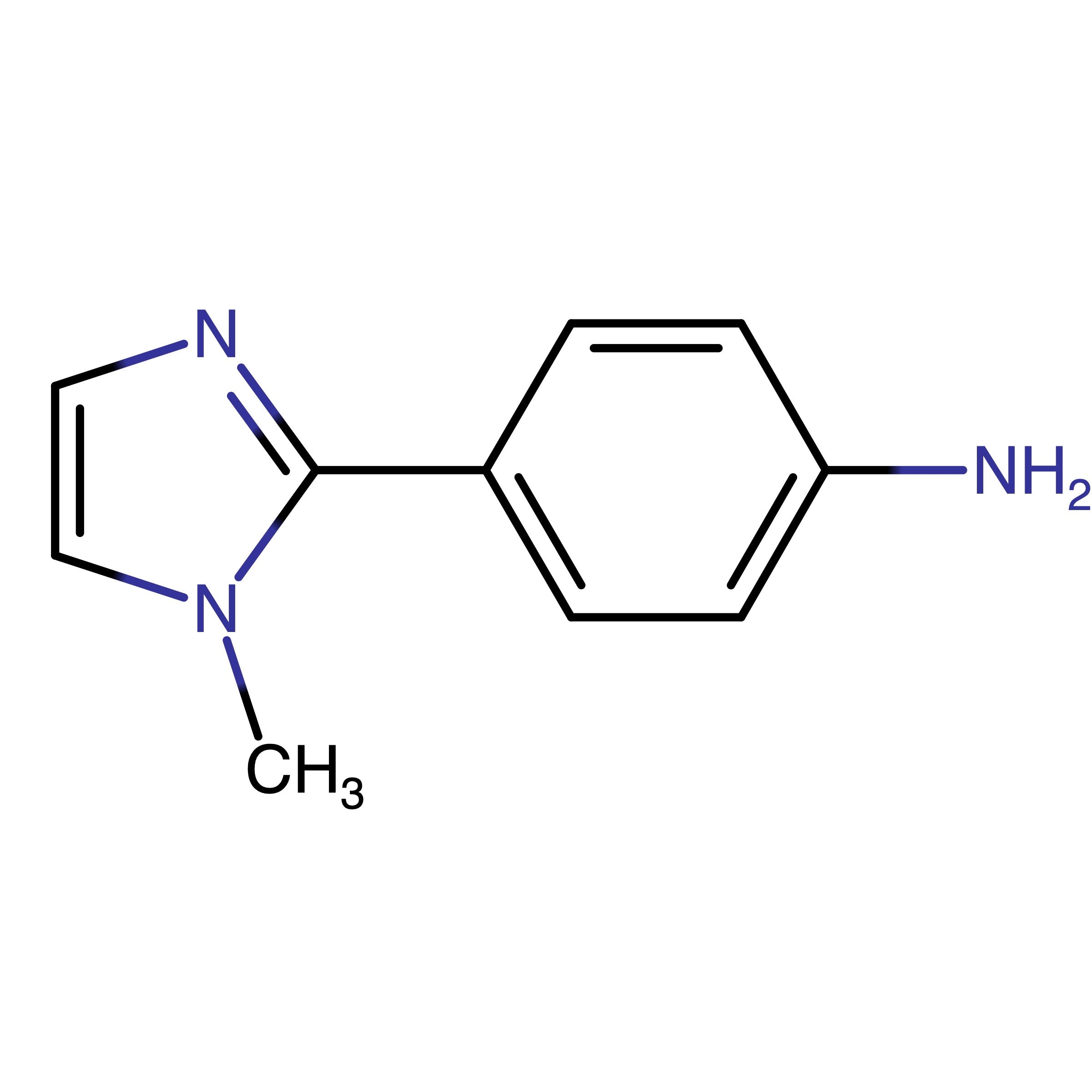 CAS RN 245547-15-3 | 4-(1-Methyl-1H-imidazol-2-yl)aniline | MFCD11052426