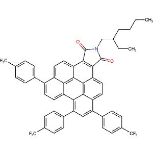 2459401-63-7 | 2-(2-Ethylhexyl)-6,8,11-tris(4-(trifluoromethyl)phenyl)-1H-peryleno[1,12-efg]isoindole-1,3(2H)-dione - Hoffman Fine Chemicals