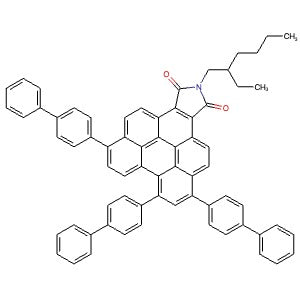 2459401-65-9 | 6,8,11-Tri([1,1'-biphenyl]-4-yl)-2-(2-ethylhexyl)-1H-peryleno[1,12-efg]isoindole-1,3(2H)-dione - Hoffman Fine Chemicals