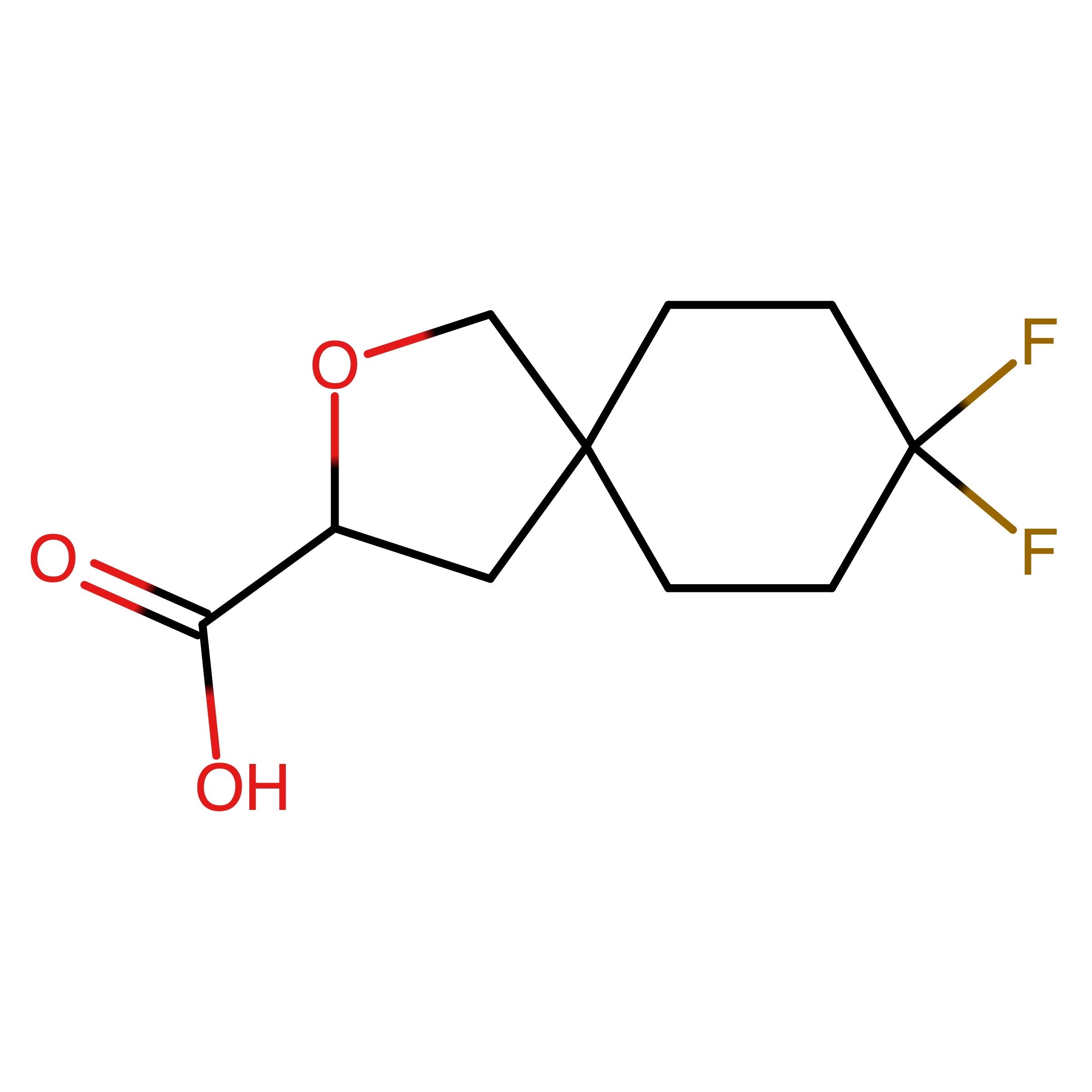 CAS RN 2460757-51-9 | 8,8-Difluoro-2-oxaspiro[4.5]decane-3-carboxylic acid | MFCD32702496