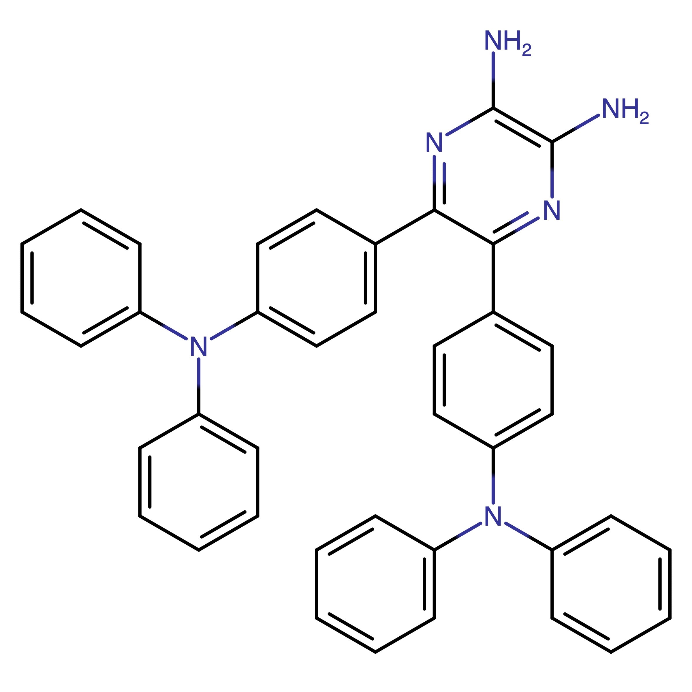 CAS RN 2464996-27-6 | 5,6_Bis(4_(diphenylamino)phenyl)pyrazine_2,3_diamine