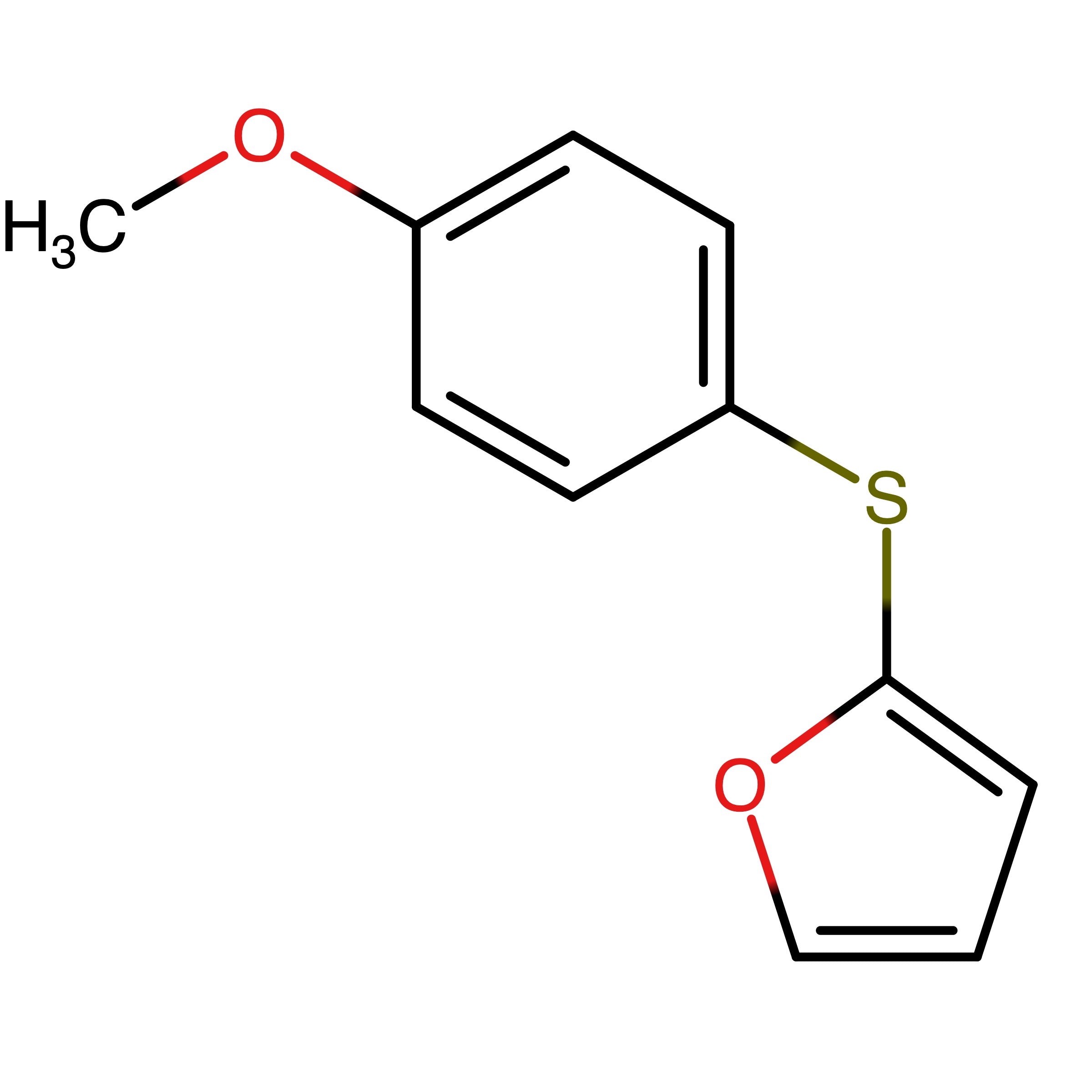 CAS RN 2476701-38-7 | 2-((4-Methoxyphenyl)thio)furan