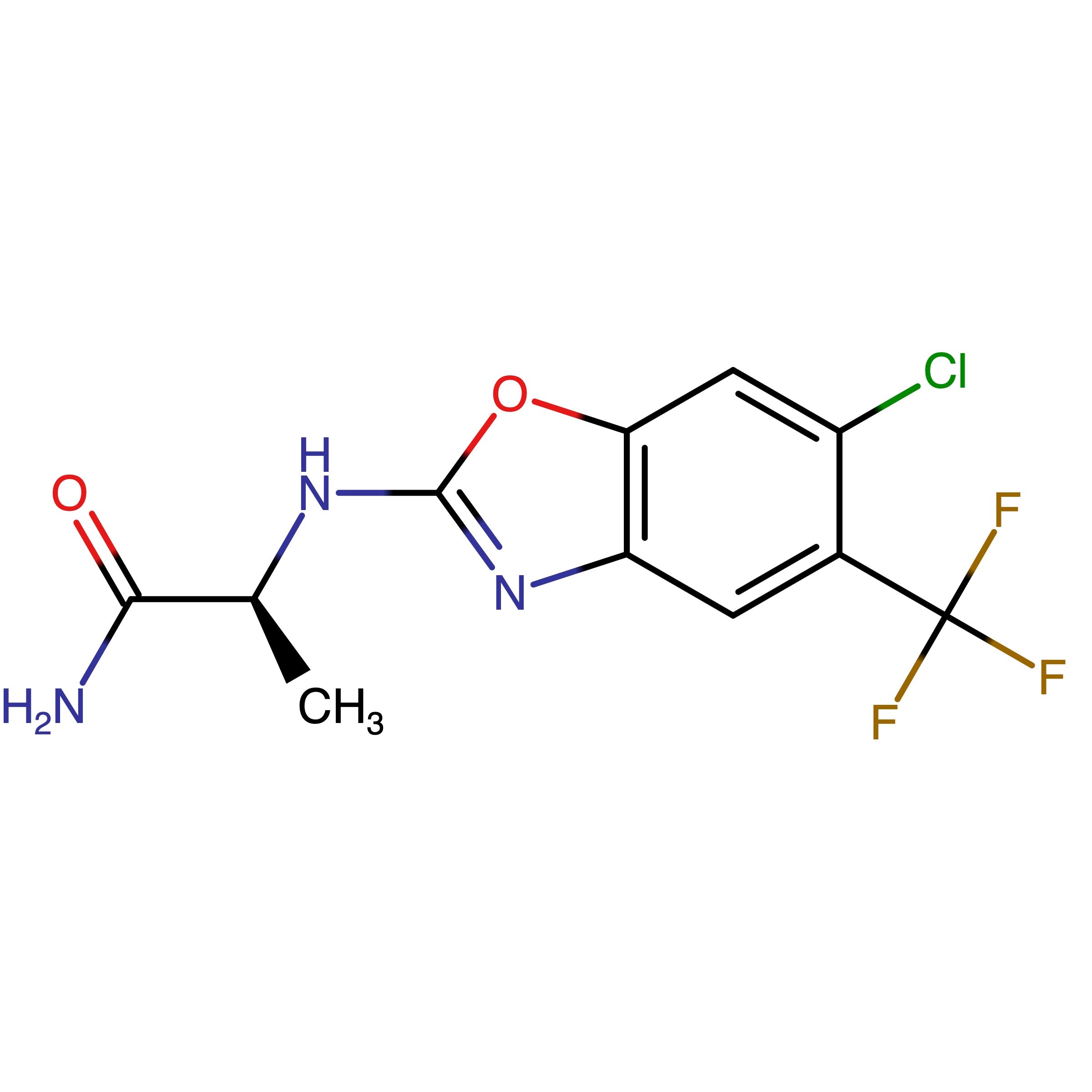 CAS RN 2509108-53-4 | N2-[6-Chloro-5-(trifluoromethyl)-1,3-benzoxazol-2-yl]-L-alaninamide