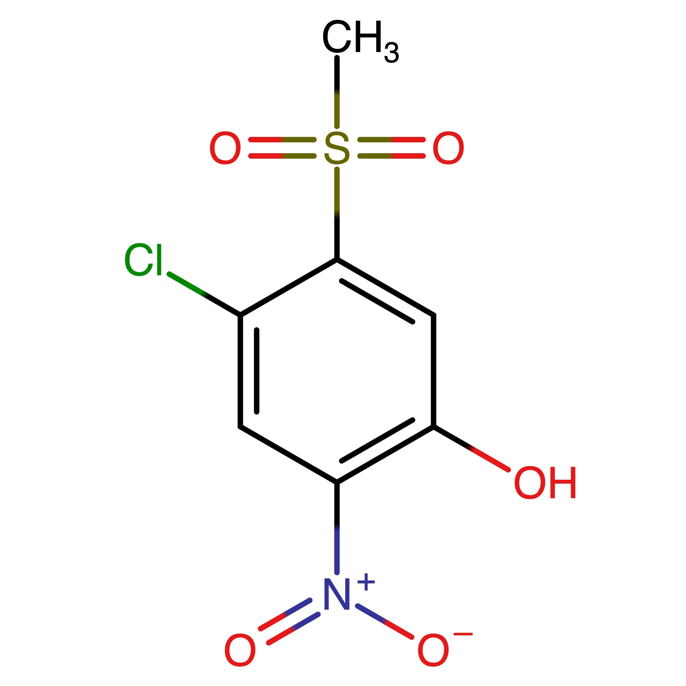 CAS RN 2512862-17-6 | 4-Chloro-5-(methylsulfonyl)-2-nitrophenol