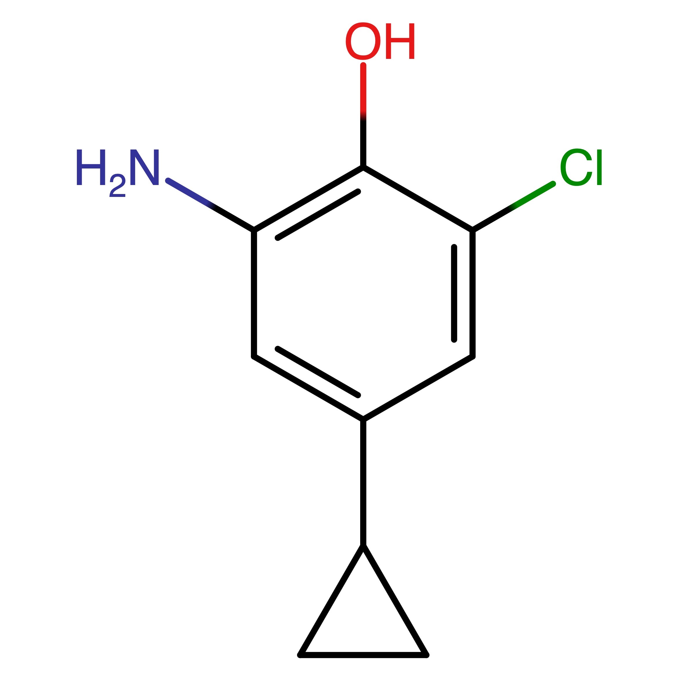 CAS RN 2512862-43-8 | 2-Amino-6-chloro-4-cyclopropylphenol