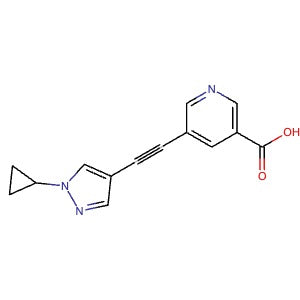 2537607-61-5 | 5-((1-Cyclopropyl-1H-pyrazol-4-yl)ethynyl)nicotinic acid - Hoffman Fine Chemicals