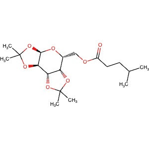 2551029-74-2 | ((3aR,5R,5aS,8aS,8bR)-2,2,7,7-Tetramethyltetrahydro-5H-bis([1,3]dioxolo)[4,5-b:4',5'-d]pyran-5-yl)methyl 4-methylpentanoate - Hoffman Fine Chemicals