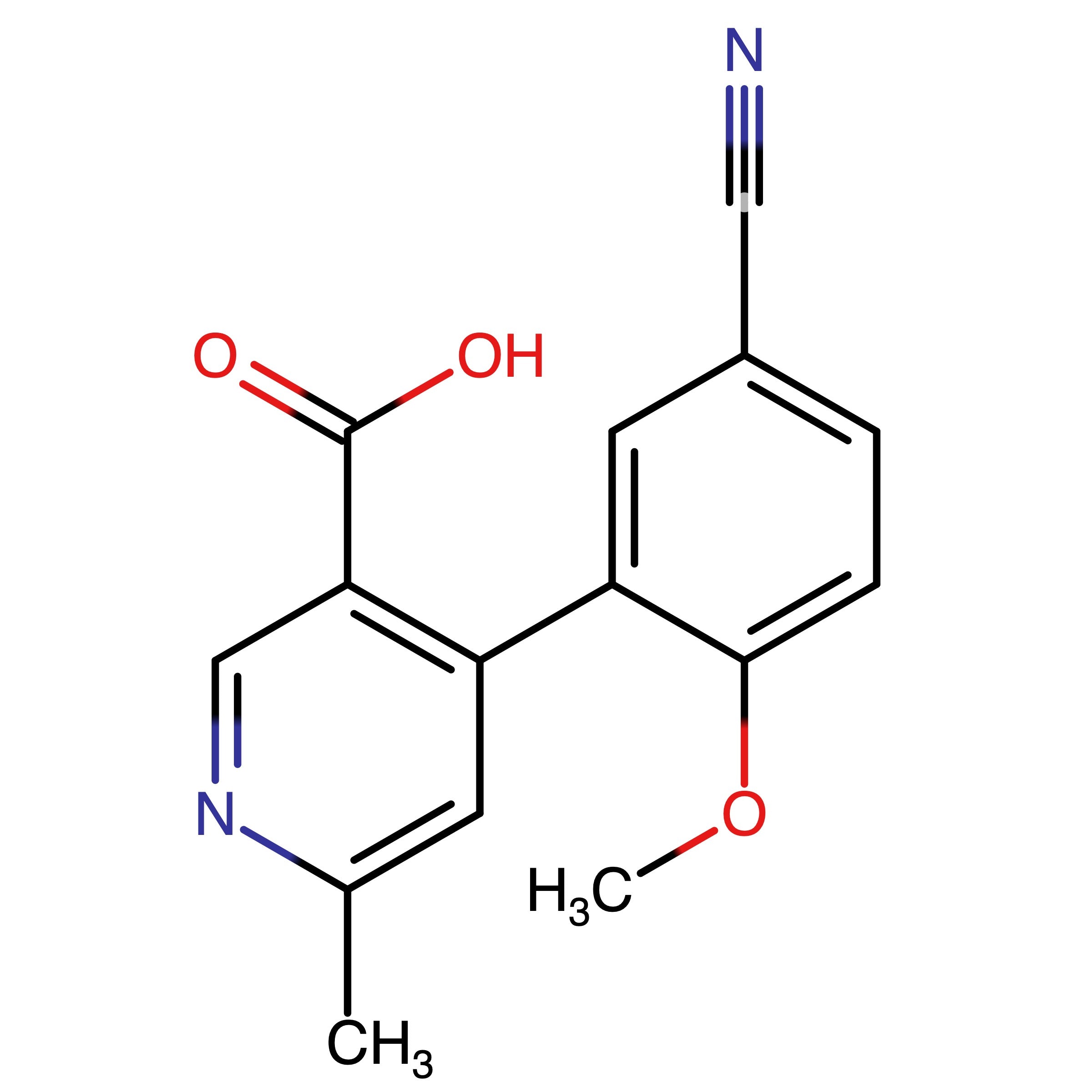 CAS RN 2565643-02-7 | 4-(5-Carbonitril-2-methoxyphenyl)-6-methylnicotinic acid