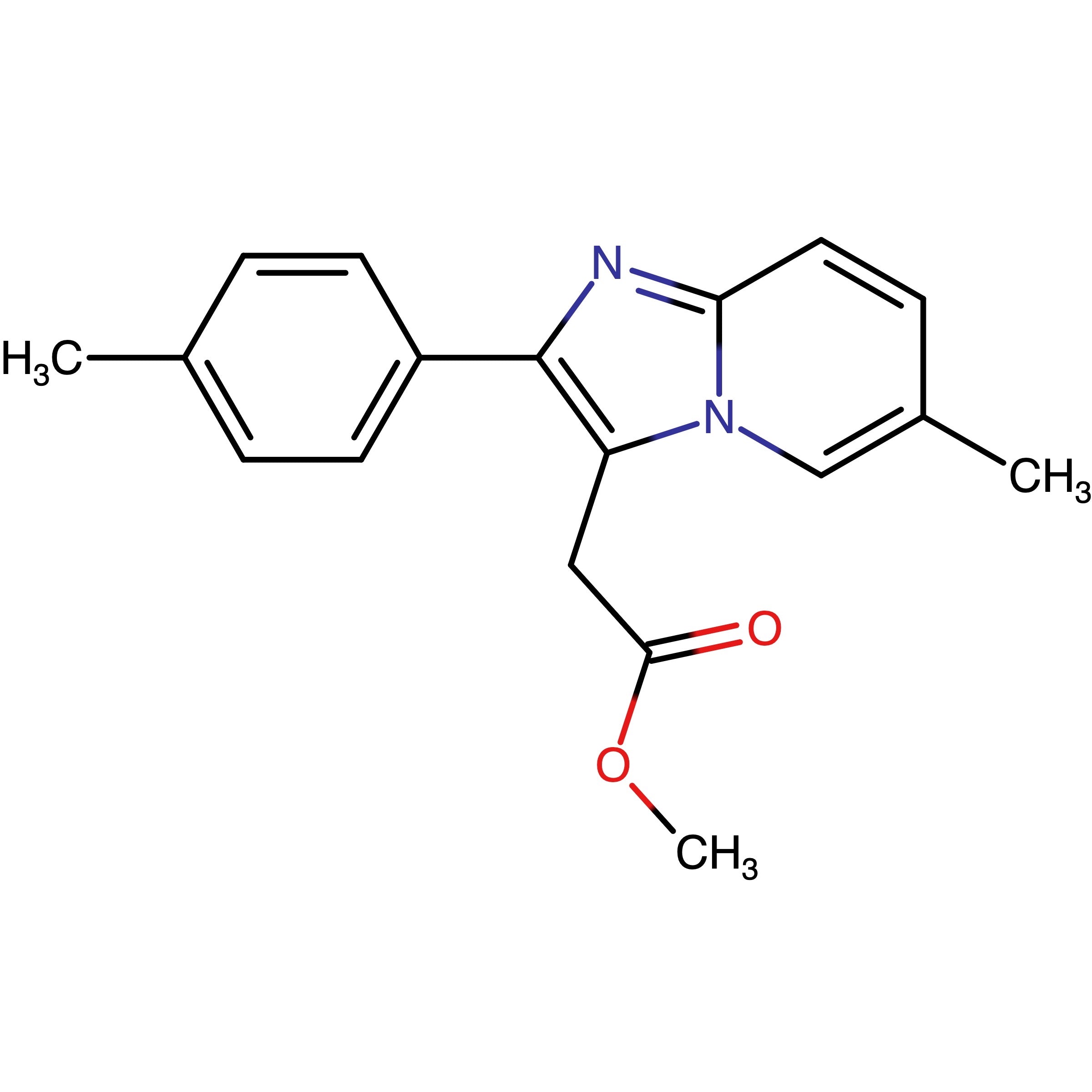 CAS RN 258273-50-6 | Methyl 2-(6-methyl-2-(p-tolyl)imidazo[1,2-a]pyridin-3-yl)acetate | MFCD09751225