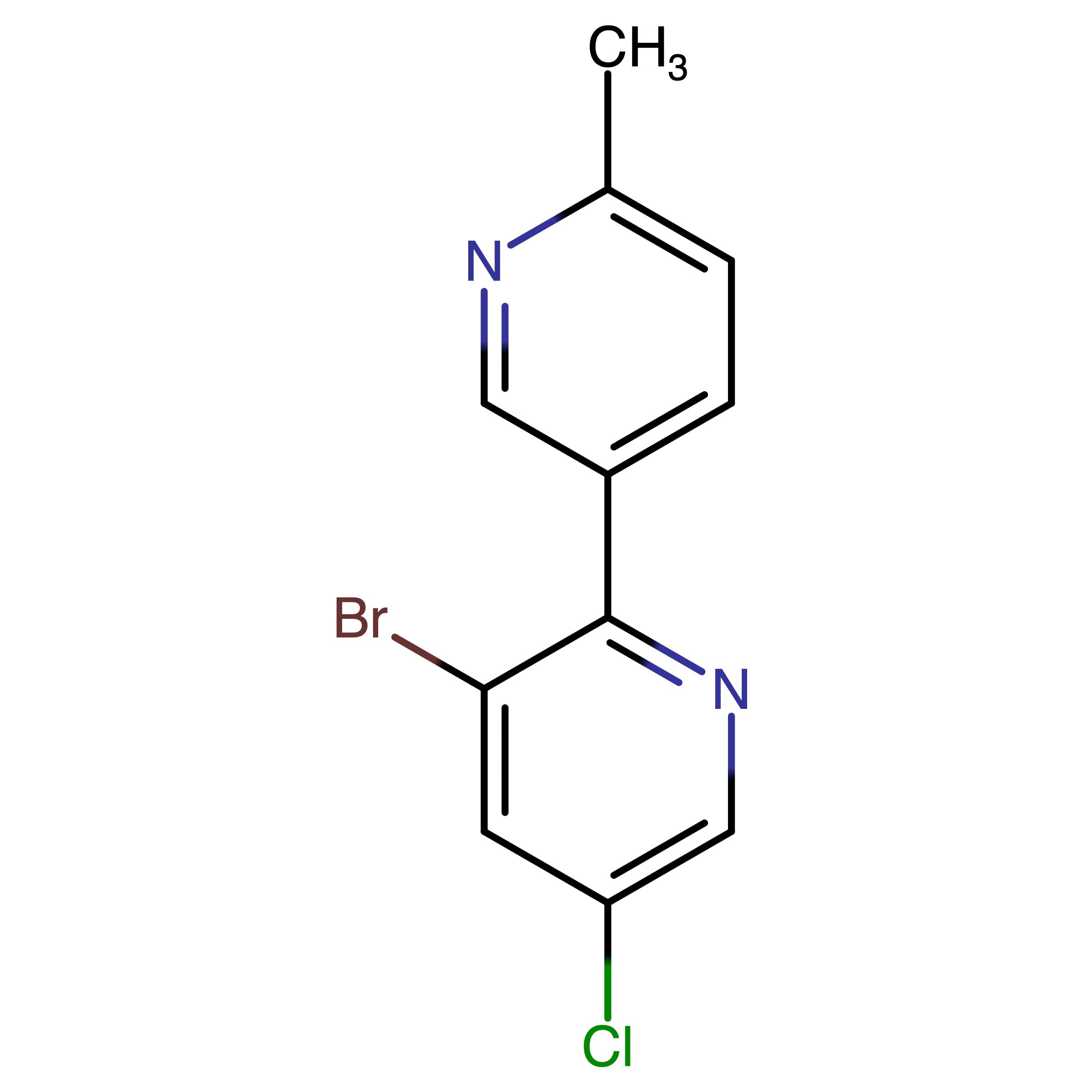 CAS RN 2598814-35-6 | Name: 3-Bromo-5-chloro-2-(6-methyl-3-pyridinyl)pyridine