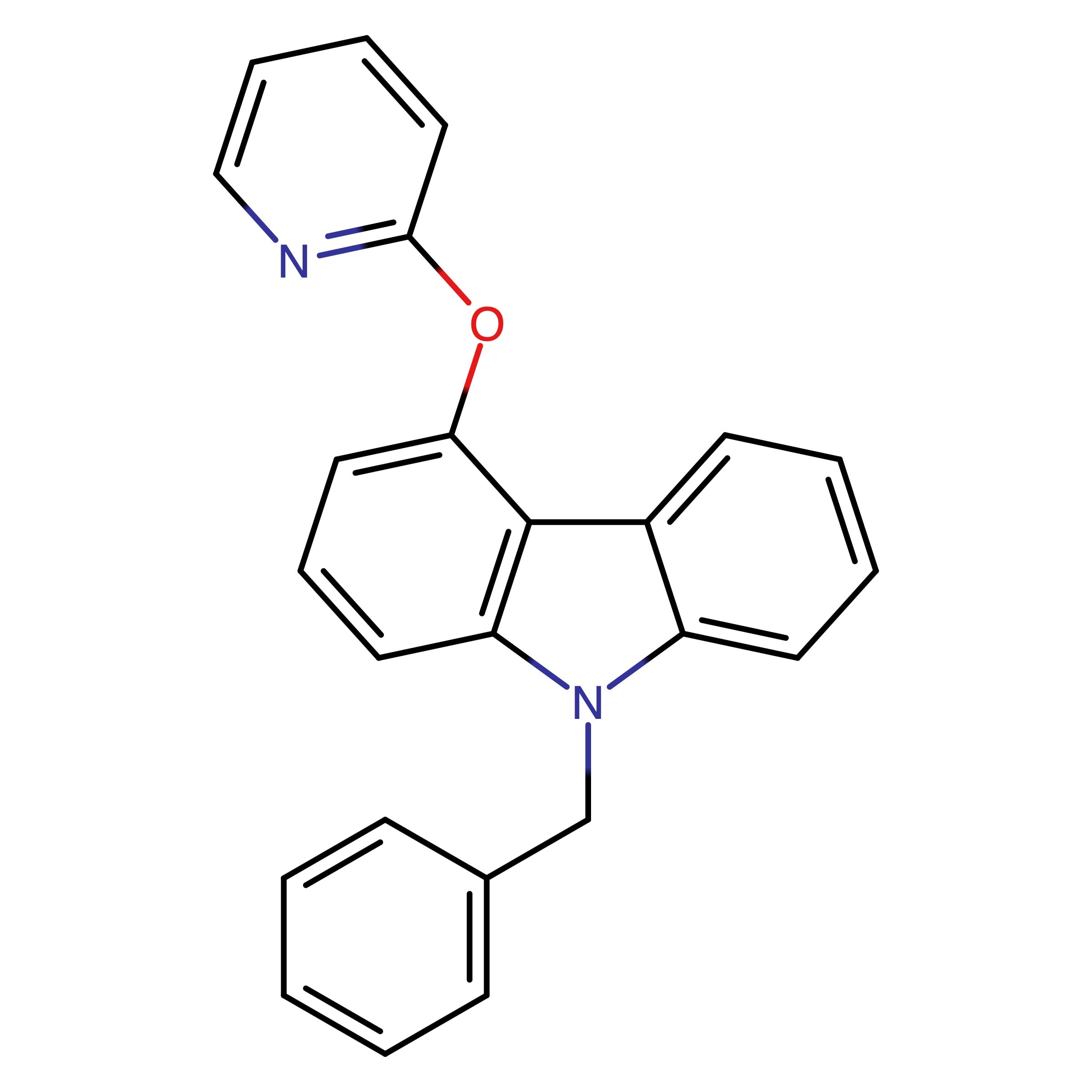 CAS RN 2598814-46-9 | Name: 9-Benzyl-4-(pyridin-2-yloxy)-9H-carbazole