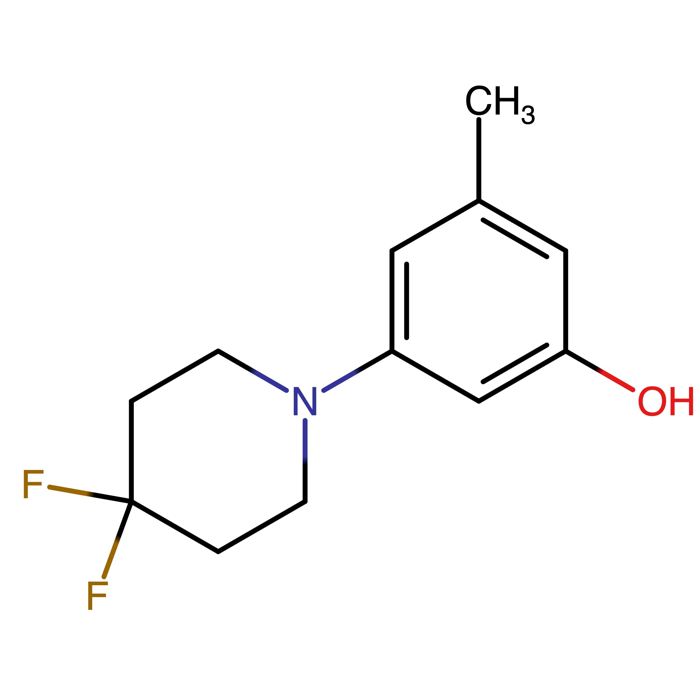 CAS RN 2600408-42-0 | 3-(4,4-Difluoropiperidin-1-yl)-5-methylphenol