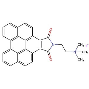 2606825-70-9 | 2-(1,3-Dioxo-1,3-dihydro-2H-peryleno[1,12-efg]isoindol-2-yl)-N,N,N-trimethylethan-1-aminium iodide - Hoffman Fine Chemicals