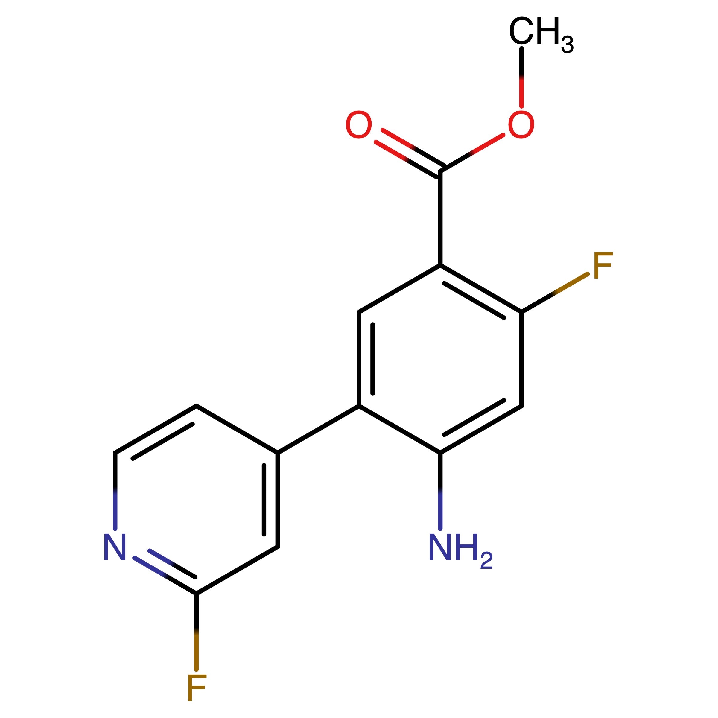 CAS RN 2608947-44-8 | Methyl 4_amino_2_fluoro_5_(2_fluoropyridin_4_yl)benzoate