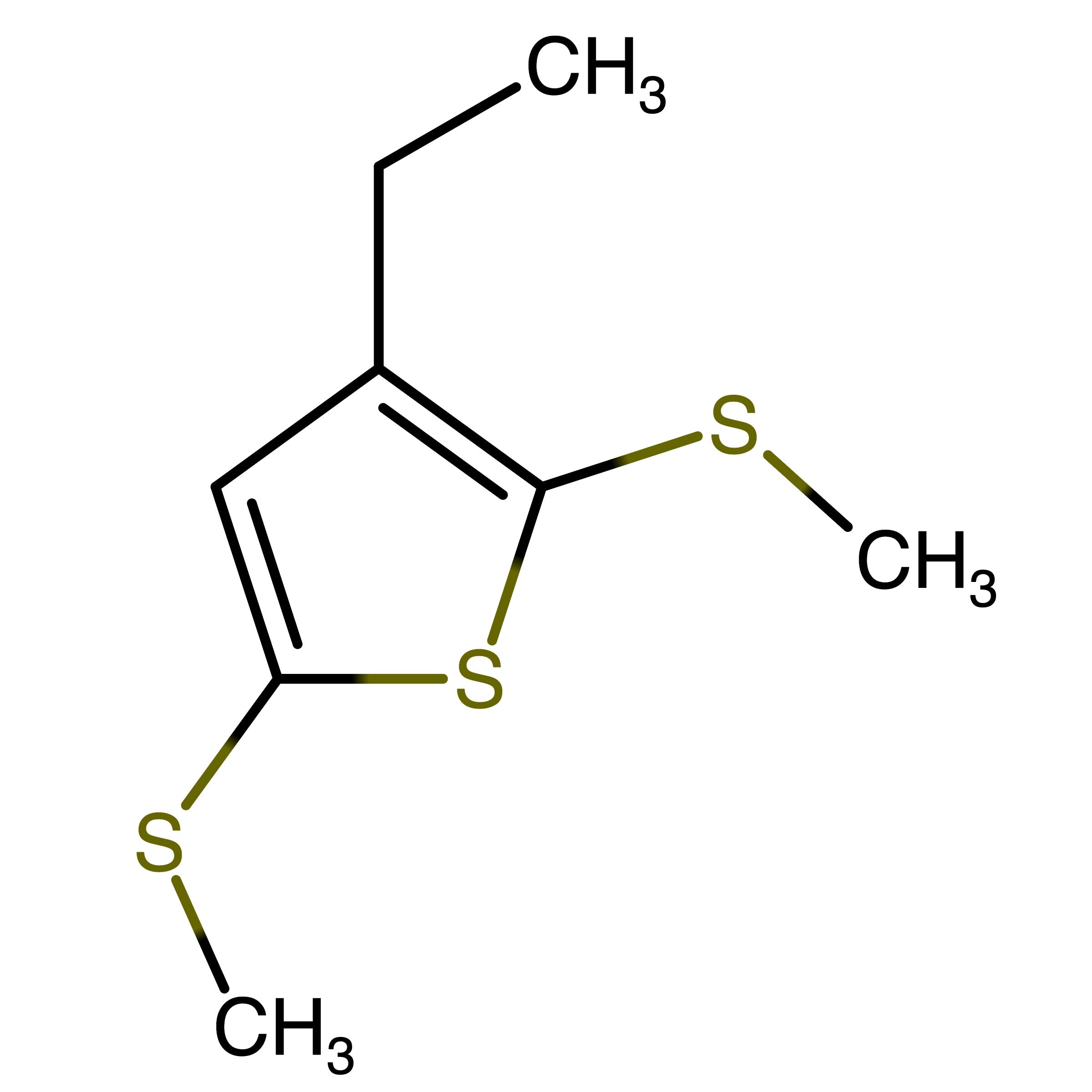 CAS RN 2609782-07-0 | 3-Ethyl-2,5-bis(methylthio)thiophene