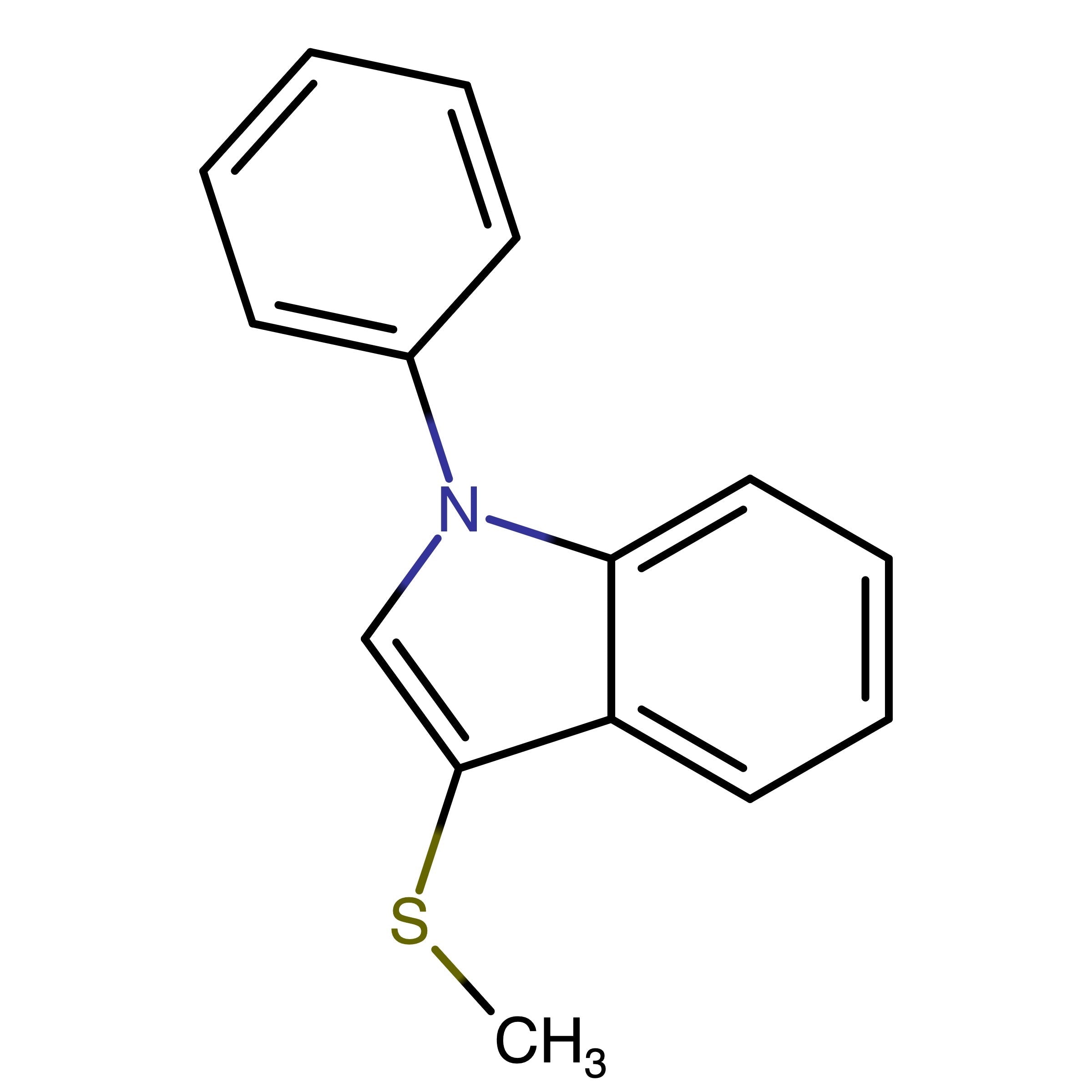 CAS RN 2609782-11-6 | 3-(Methylthio)-1-phenyl-1H-indole