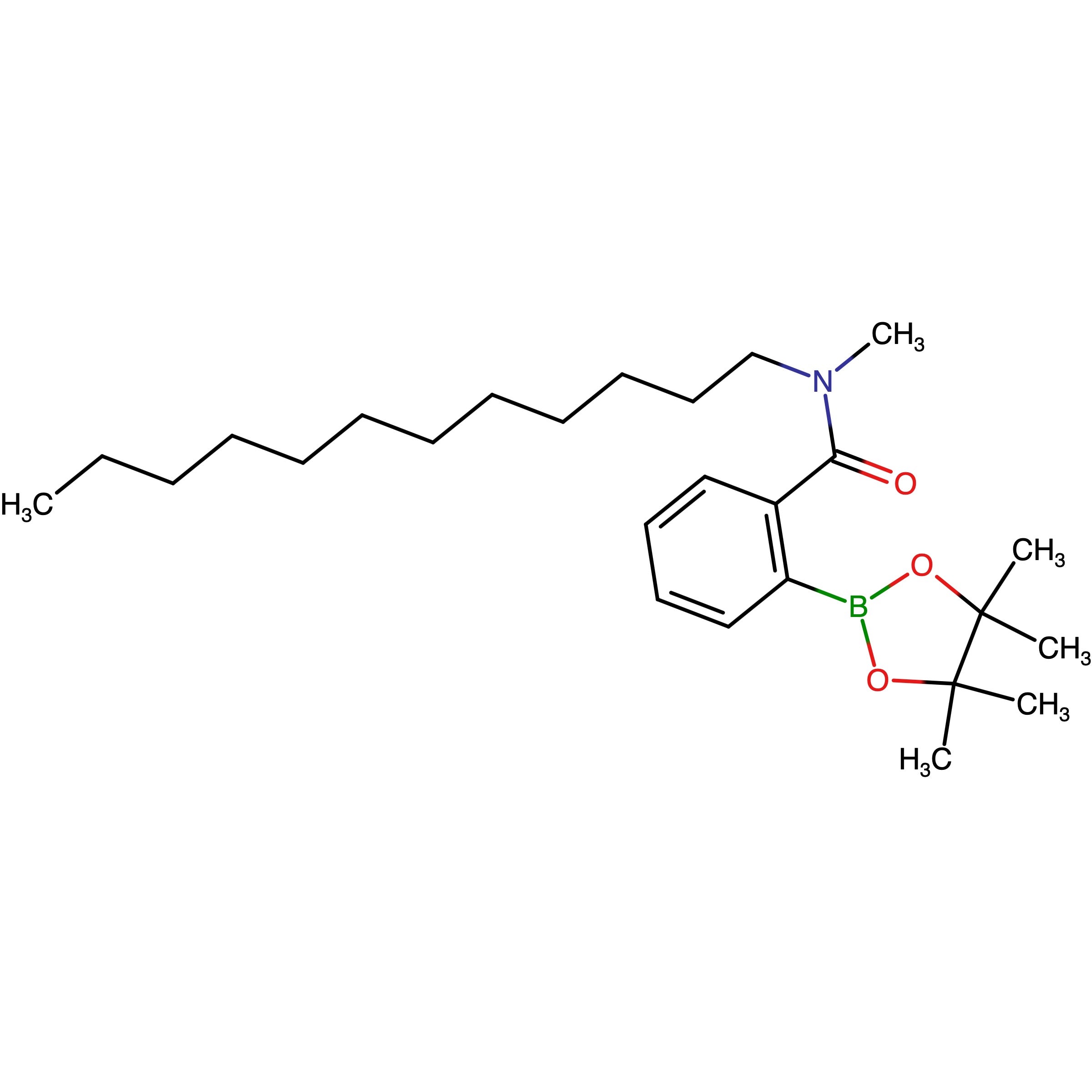 CAS RN 2624407-63-0 | Name: N-Dodecy-N-methyl-2-(4,4,5,5-tetramethyl-1,3,2-dioxaborolan-2-yl)benzamide