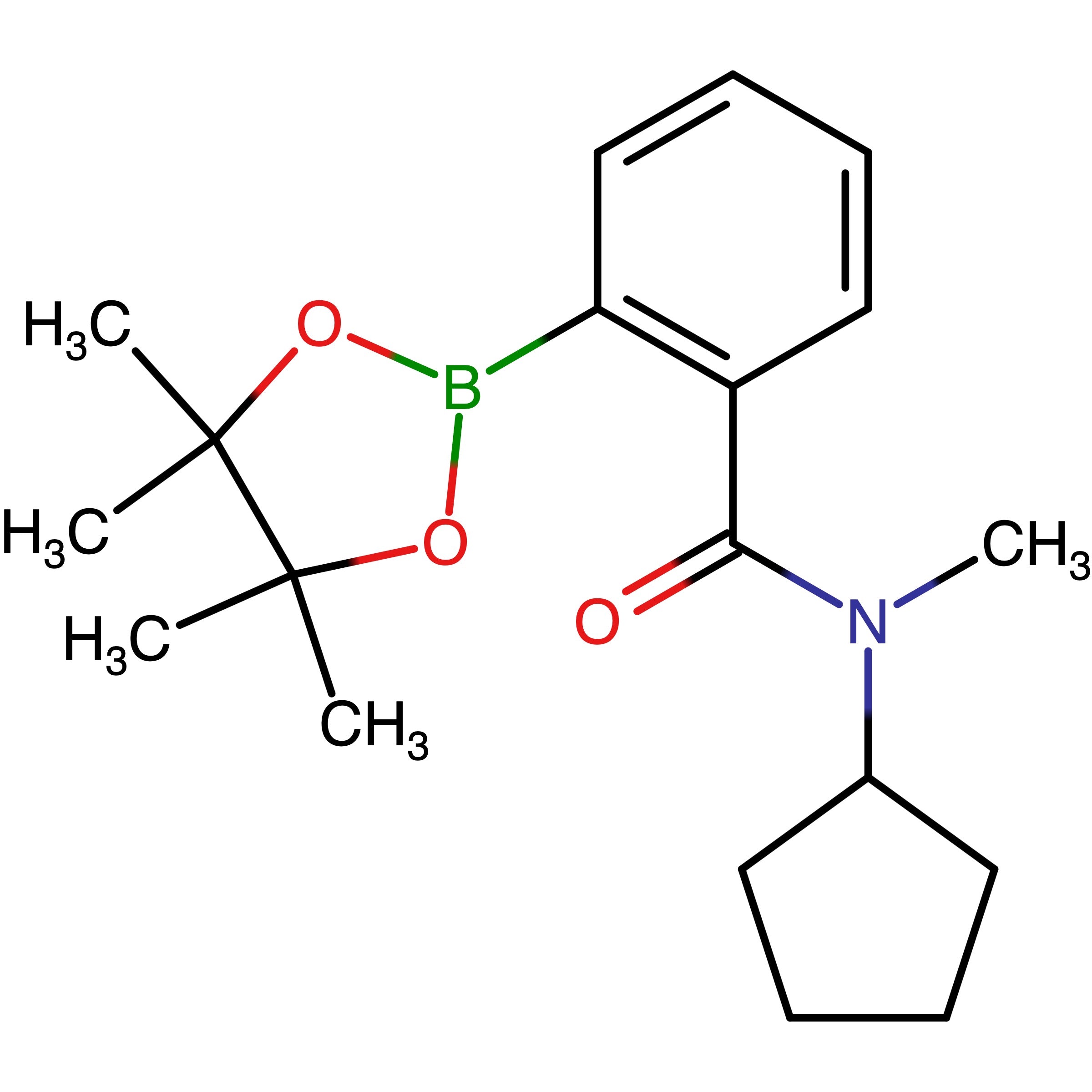 CAS RN 2624407-66-3 | Name: N-Cyclopentyl-N-methyl-2-(4,4,5,5-tetramethyl-1,3,2-dioxaborolan-2-yl)benzamide