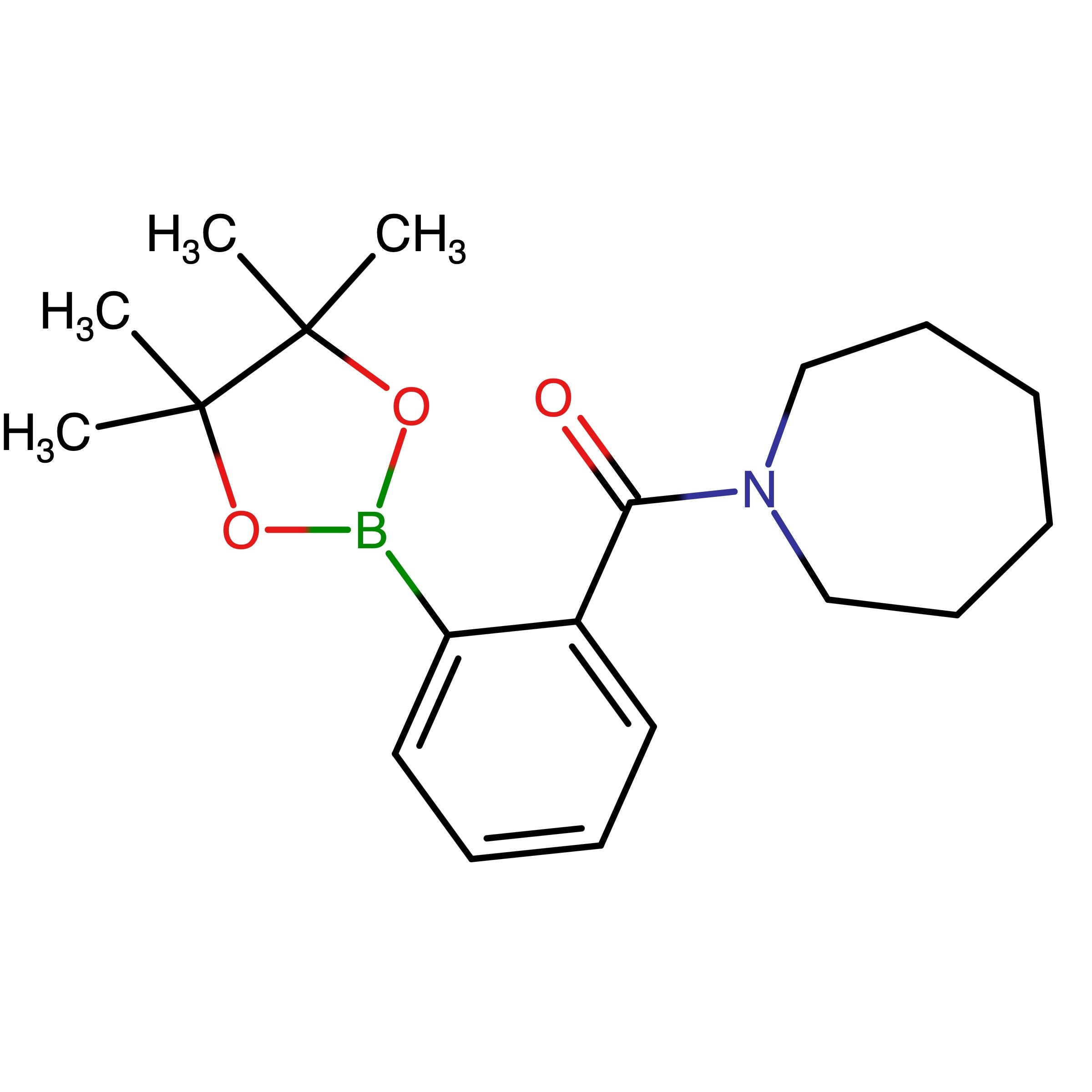 CAS RN 2624407-69-6 | Name: Azepan-1-yl-(2-(4,4,5,5-tetramethyl-1,3,2-dioxaborolan-2-yl)phenyl)methanone
