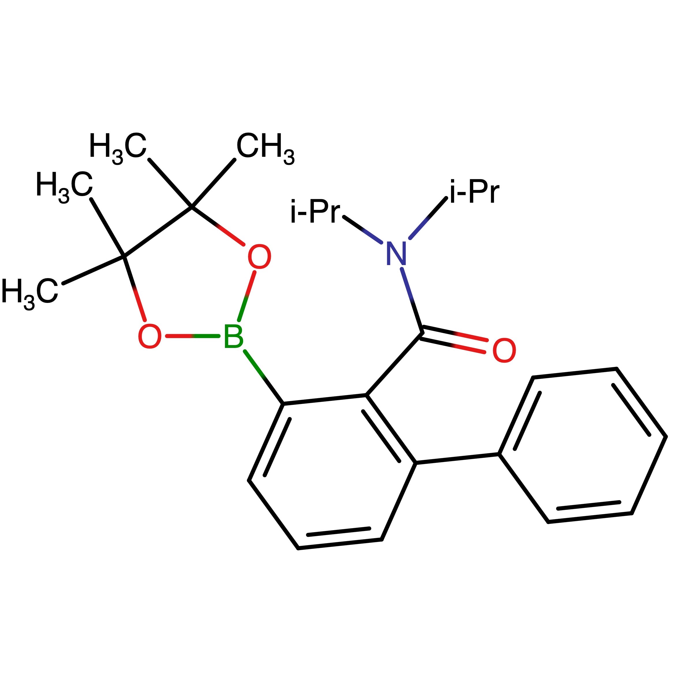 CAS RN 2624407-70-9 | Name: N,N-Diisopropyl-3-(4,4,5,5-tetramethyl-1,3,2-dioxaborolan-2-yl)-[1,1'-biphenyl]-2-carboxamide