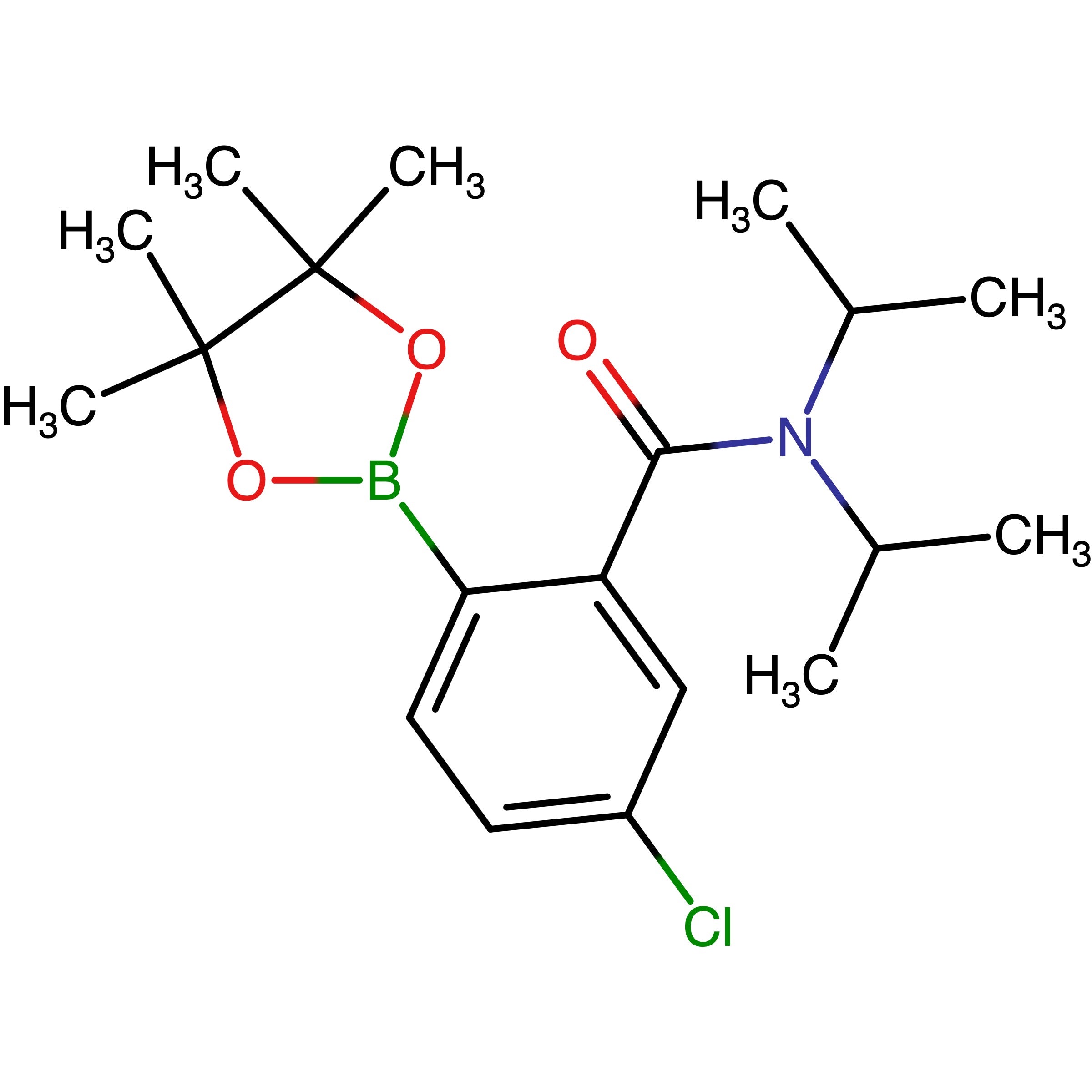 CAS RN 2624407-78-7 | Name: N,N-Bis(propan-2-yl)-5-chloro-2-(tetramethyl-1,3,2-dioxaborolan-2-yl)benzamide