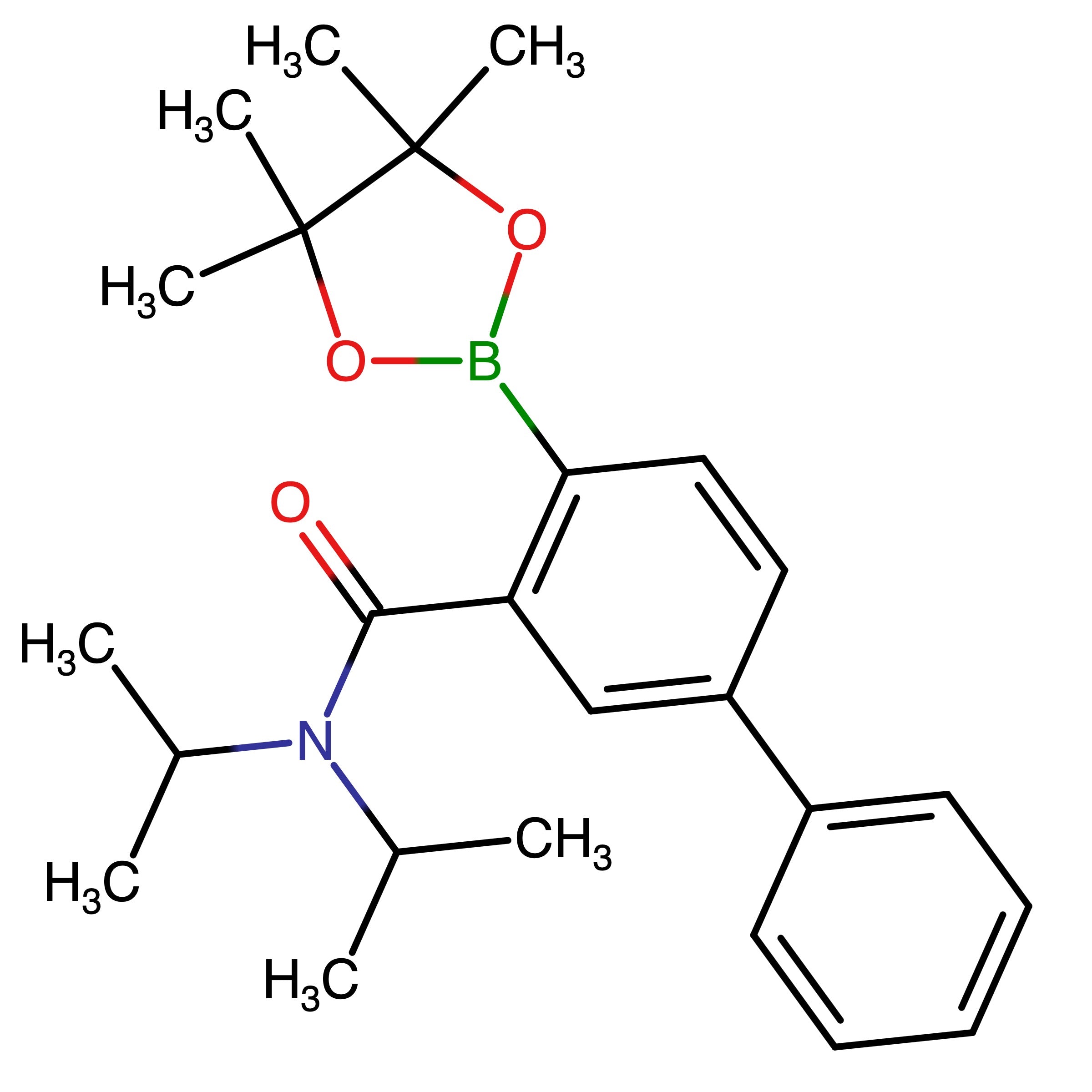 CAS RN 2624407-81-2 | Name: N,N-Bis(propan-2-yl)-5-phenyl-2-(tetramethyl-1,3,2-dioxaborolan-2-yl)benzamide