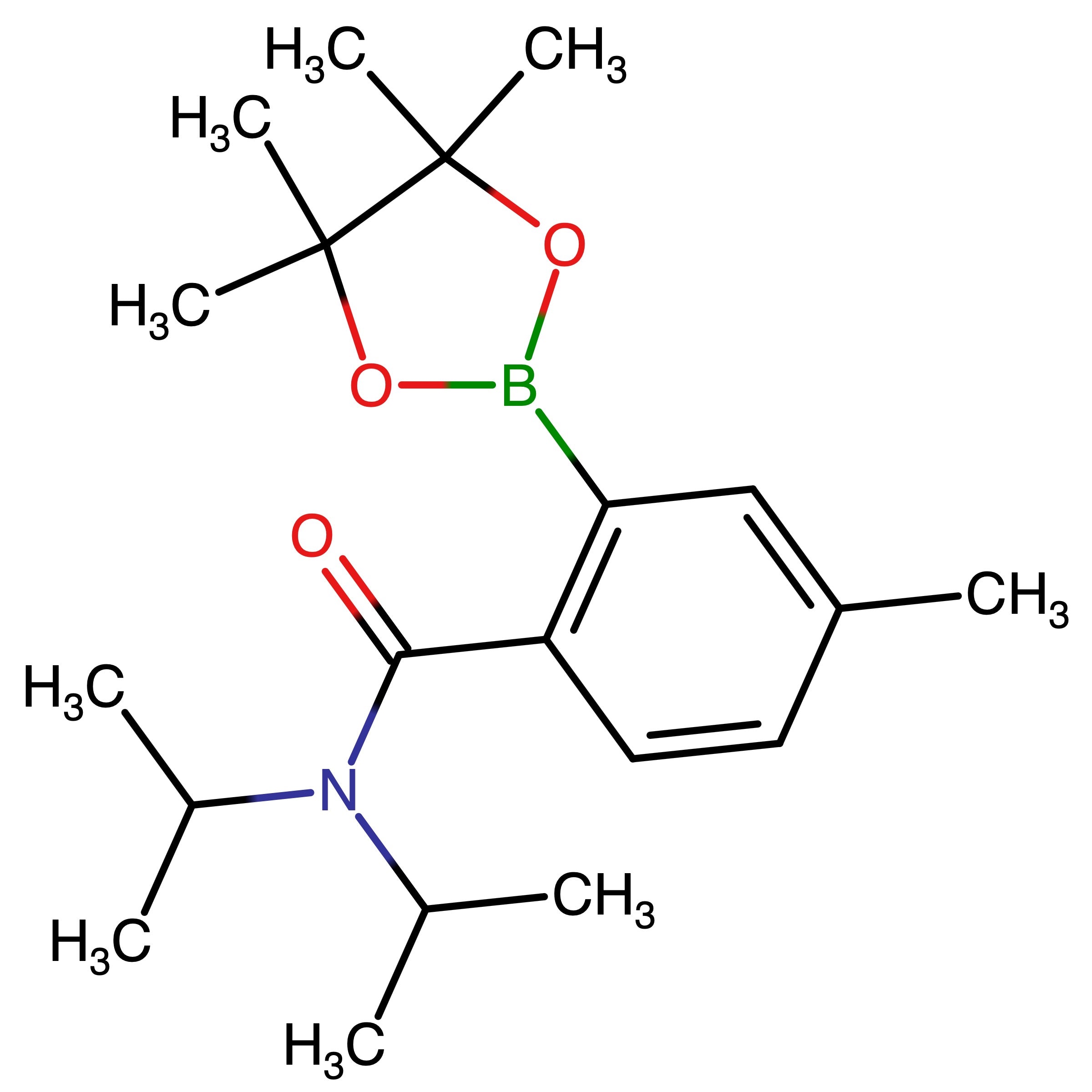 CAS RN 2624407-83-4 | Name: N,N-Bis(propan-2-yl)-4-methyl-2-(4,4,5,5-tetramethyl-1,3,2-dioxaborolan-2-yl)benzamide