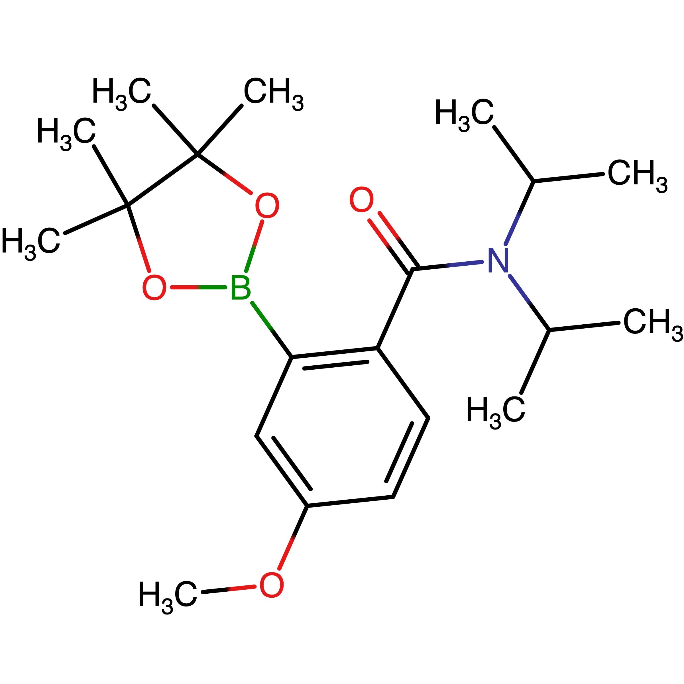 CAS RN 2624407-84-5 | Name: N,N-Bis(propan-2-yl)-4-methoxy-2-(4,4,5,5-tetramethyl-1,3,2-dioxaborolan-2-yl)benzamide