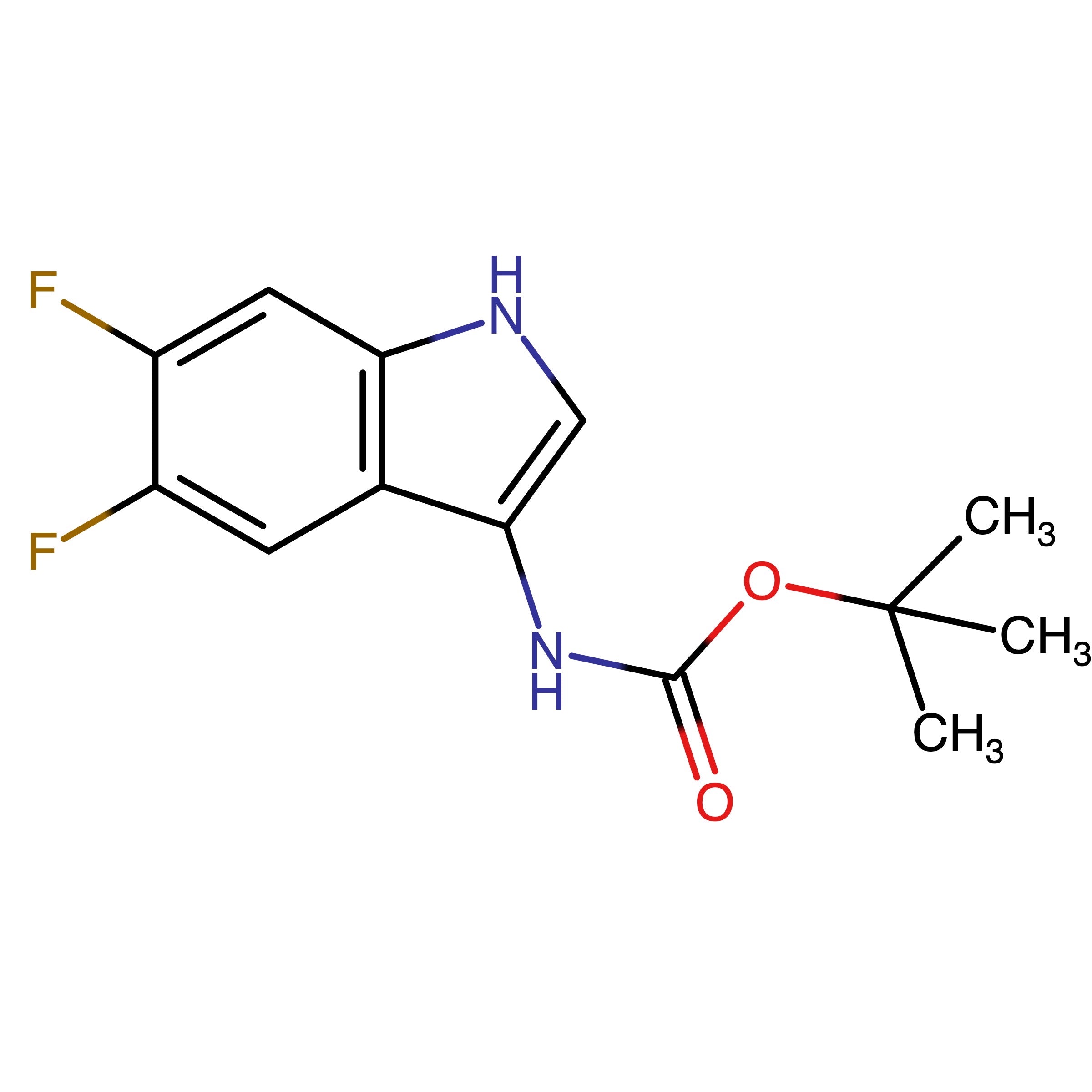 CAS RN 2639298-02-3 | tert-Butyl N-(5,6-difluoro-1H-indol-3-yl)carbamate