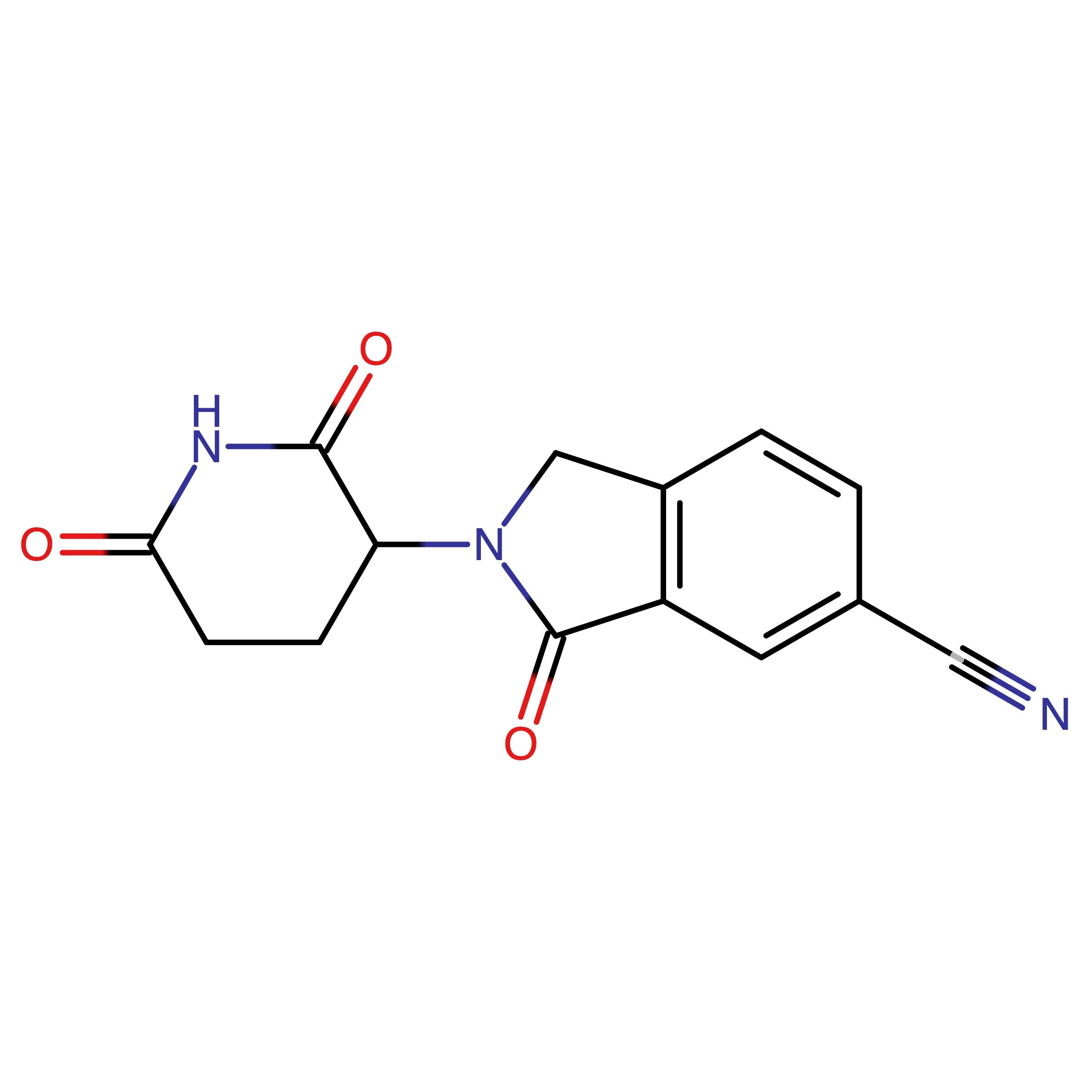 CAS RN 2639386-82-4 | 2-(2,6-Dioxopiperidin-3-yl)-3-oxoisoindoline-5-carbonitrile | MFCD34622372