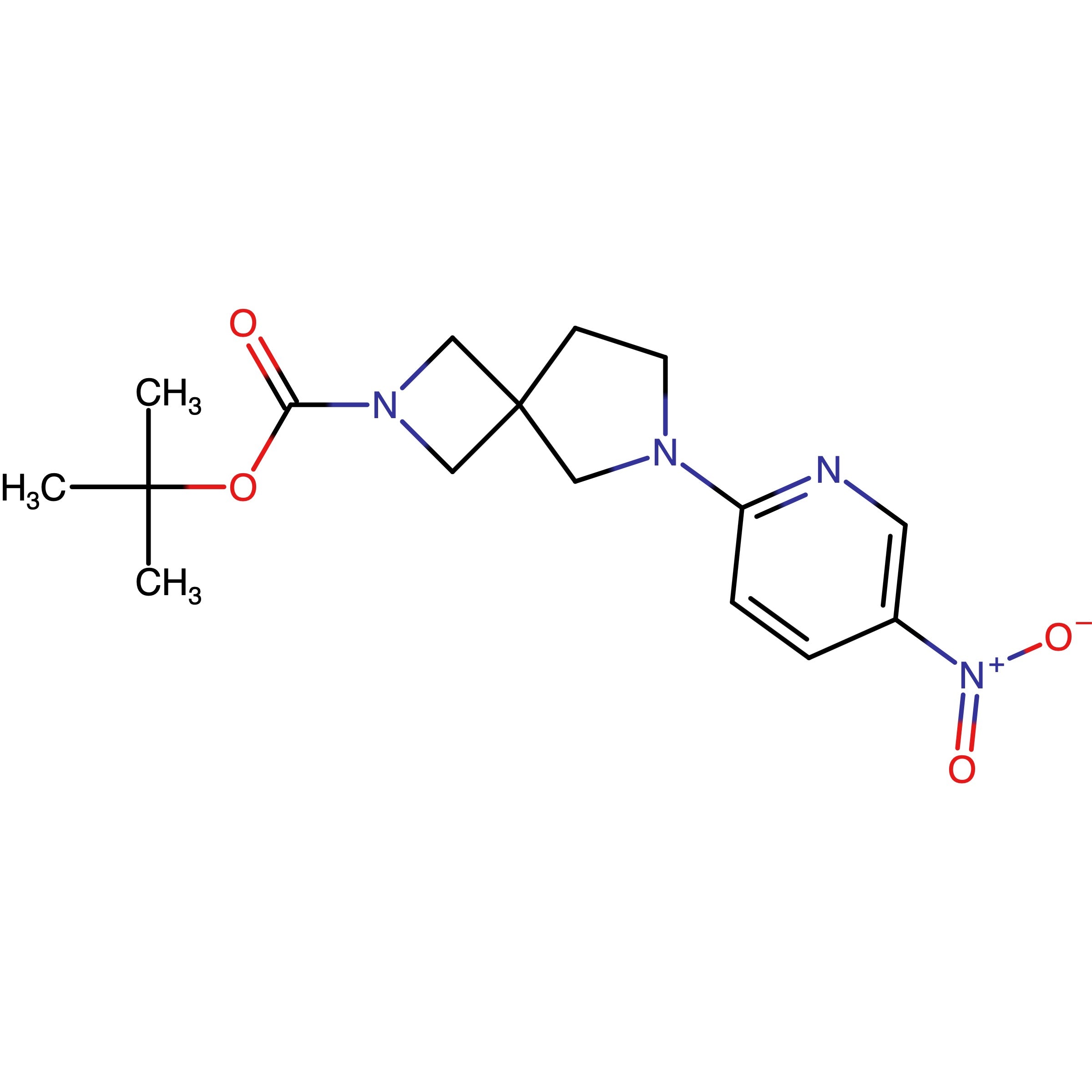 CAS RN 2648855-31-4 | Name: tert-Butyl 7-(5-nitro-2-pyridinyl)-2,7-diazaspiro[3.4]octane-2-carboxylate