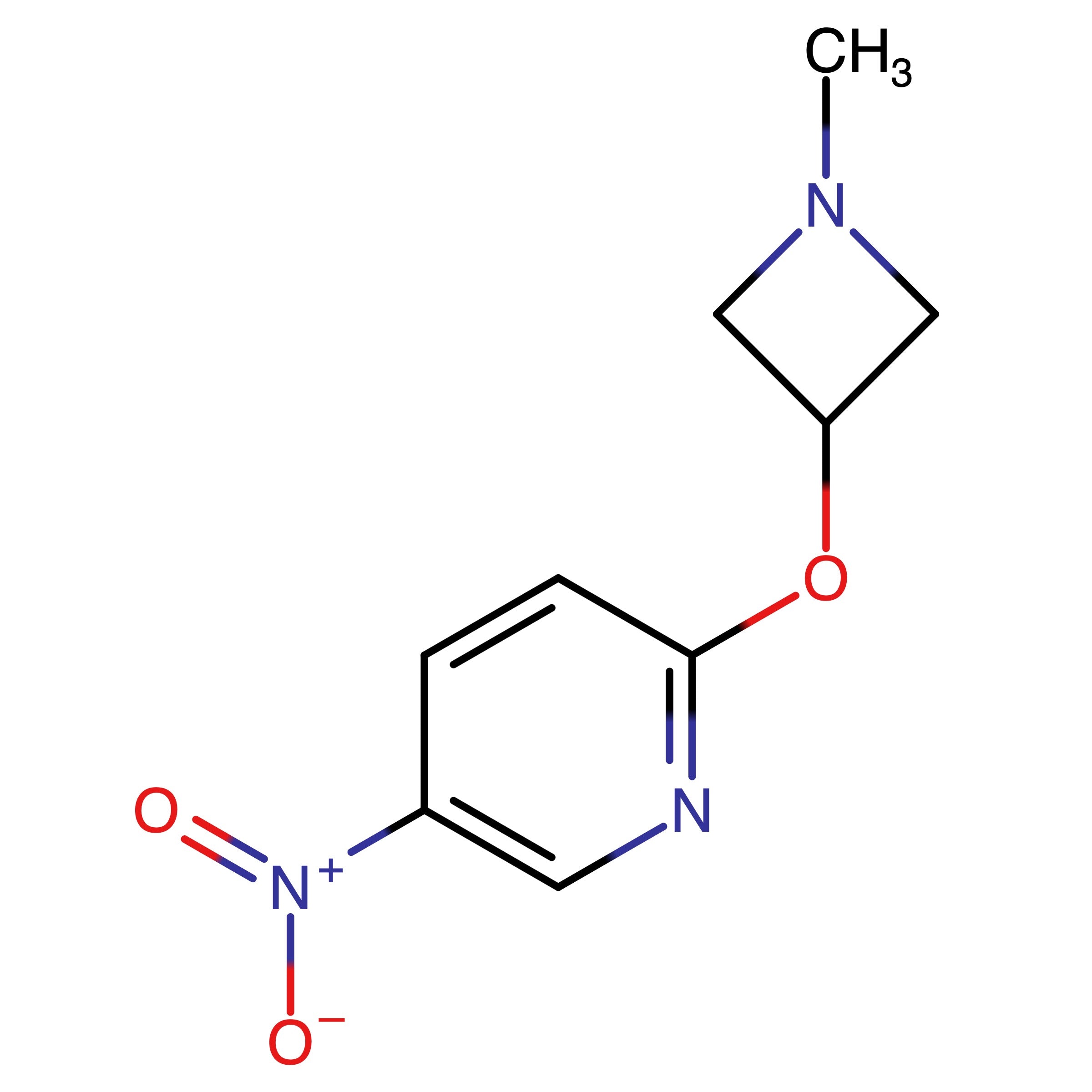 CAS RN 2648855-33-6 | Name: 2_(1_Methylazetidin_3_yl)oxy_5_nitropyridine