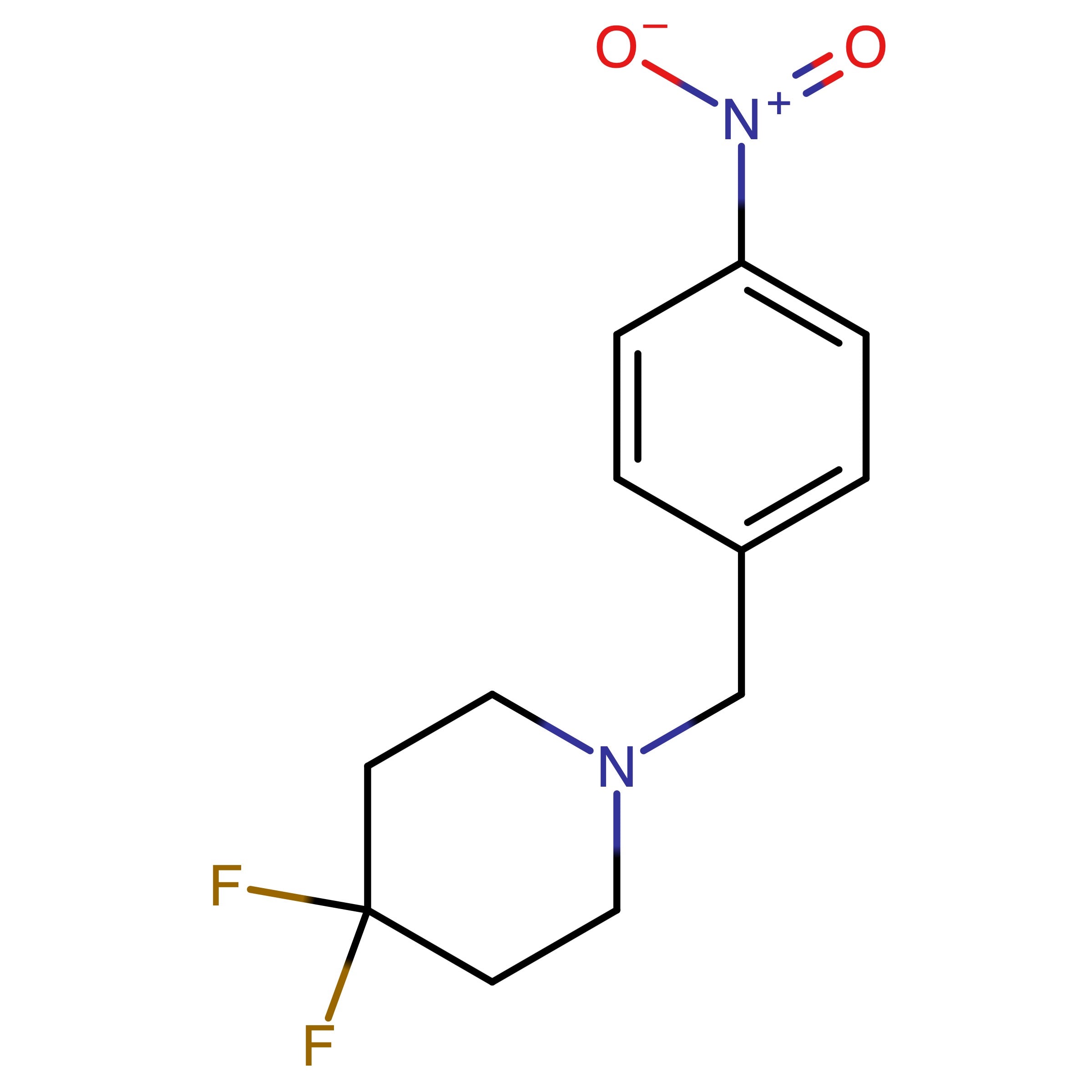CAS RN 2648855-35-8 | Name: 4,4_Difluoro_1_[(4_nitrophenyl)methyl]piperidine