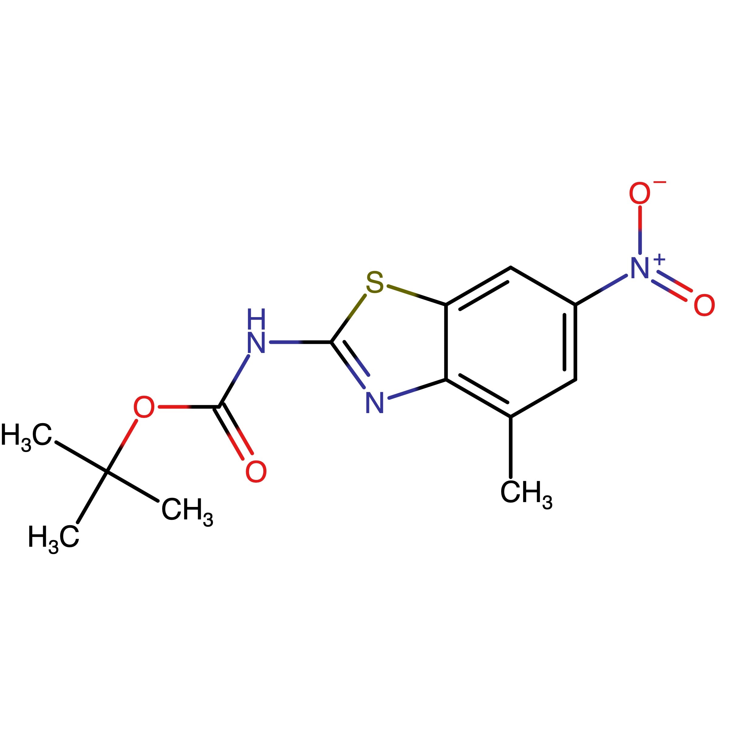 CAS RN 2648855-41-6 | Name: tert_Butyl N_(4_methyl_6_nitro_1,3_benzothiazol_2_yl)carbamate